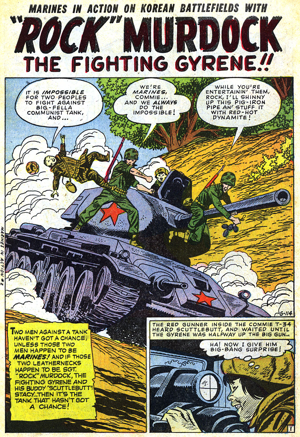 Read online Marines in Action comic -  Issue #2 - 3