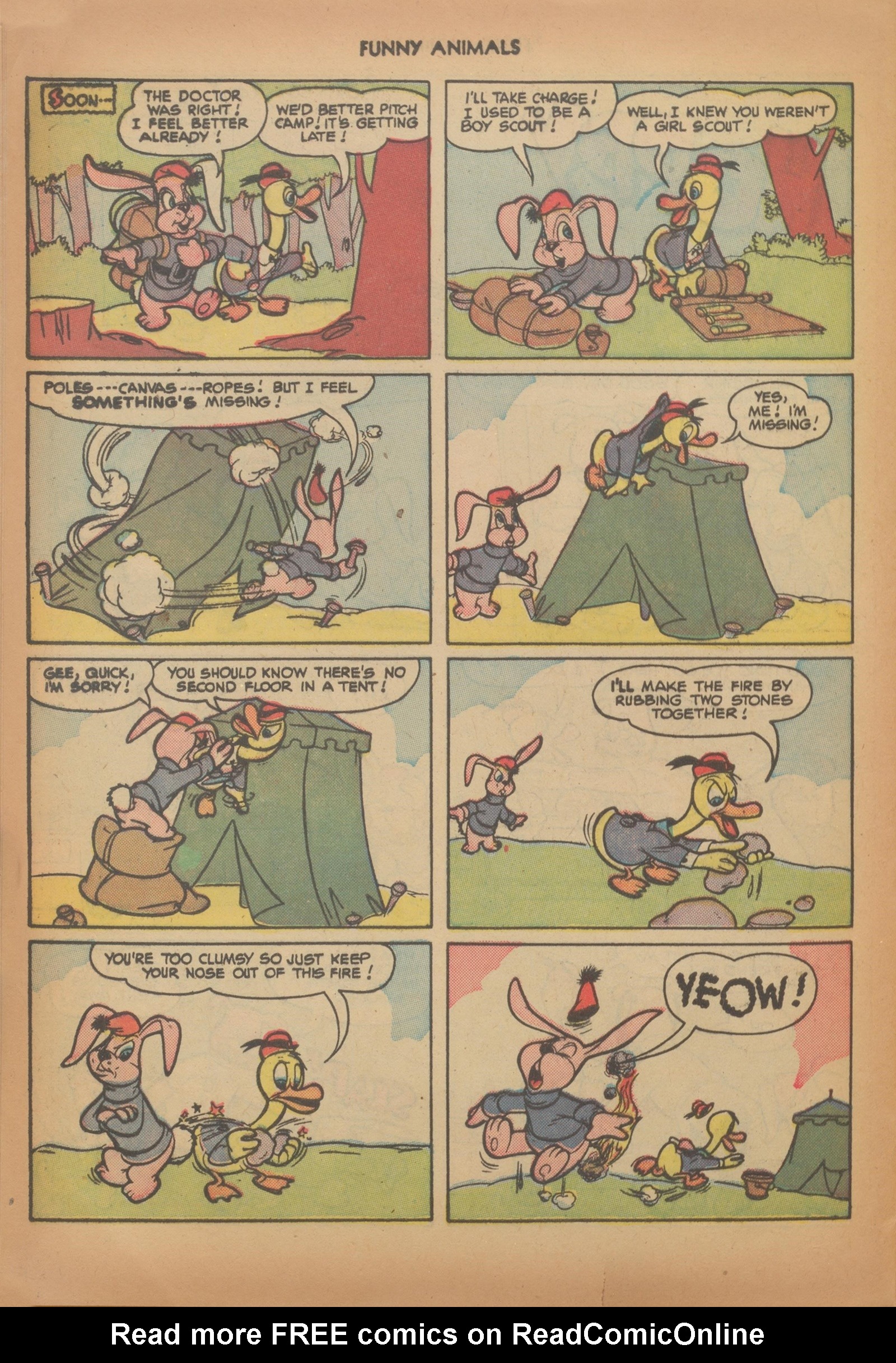 Read online Fawcett's Funny Animals comic -  Issue #71 - 28