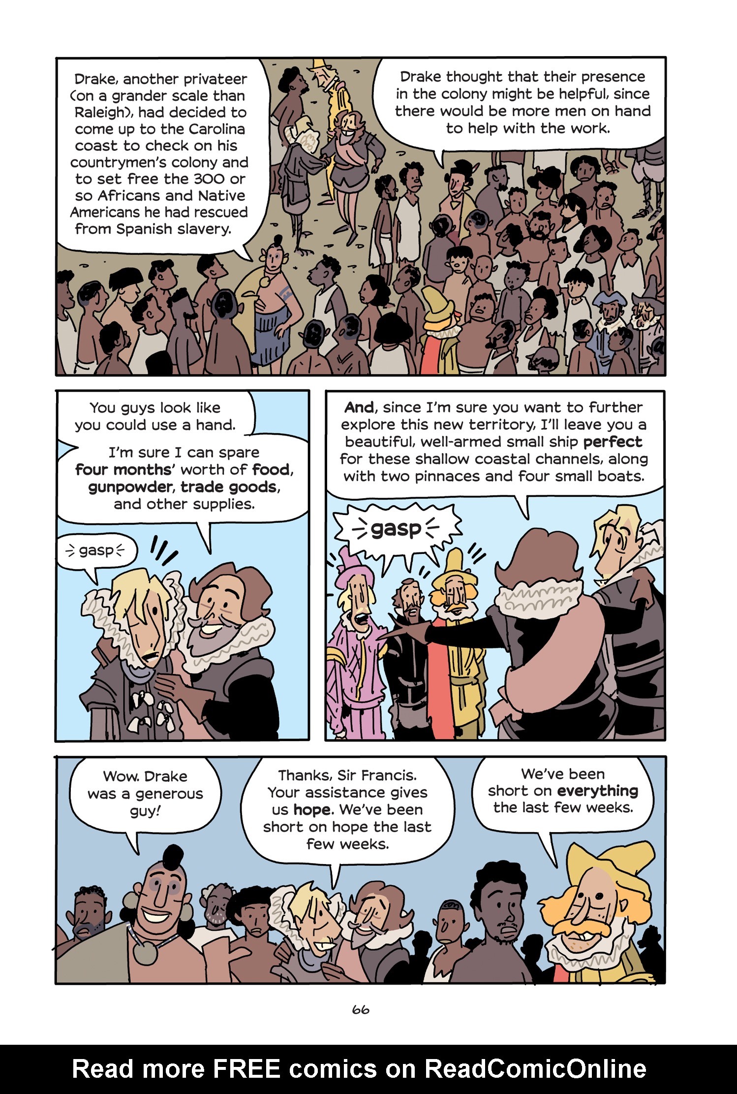 Read online History Comics comic -  Issue # The Roanoke Colony - Americas First Mystery - 72