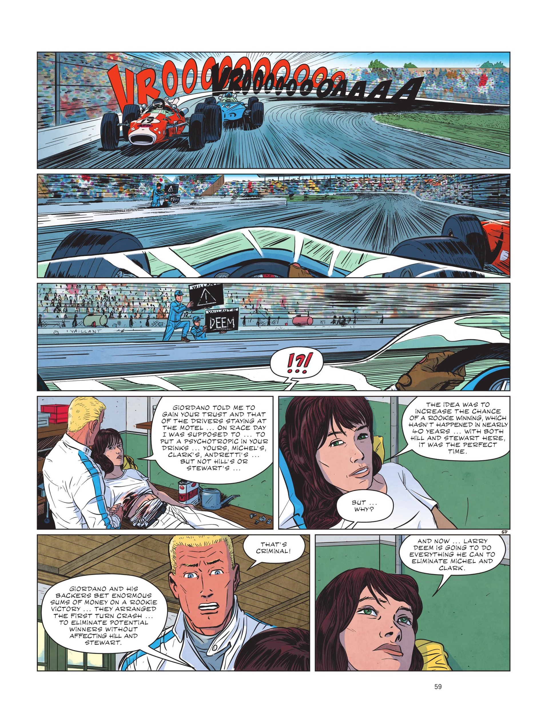 Read online Michel Vaillant: Legendary Races: In the Hell of Indianapolis comic -  Issue # Full - 60