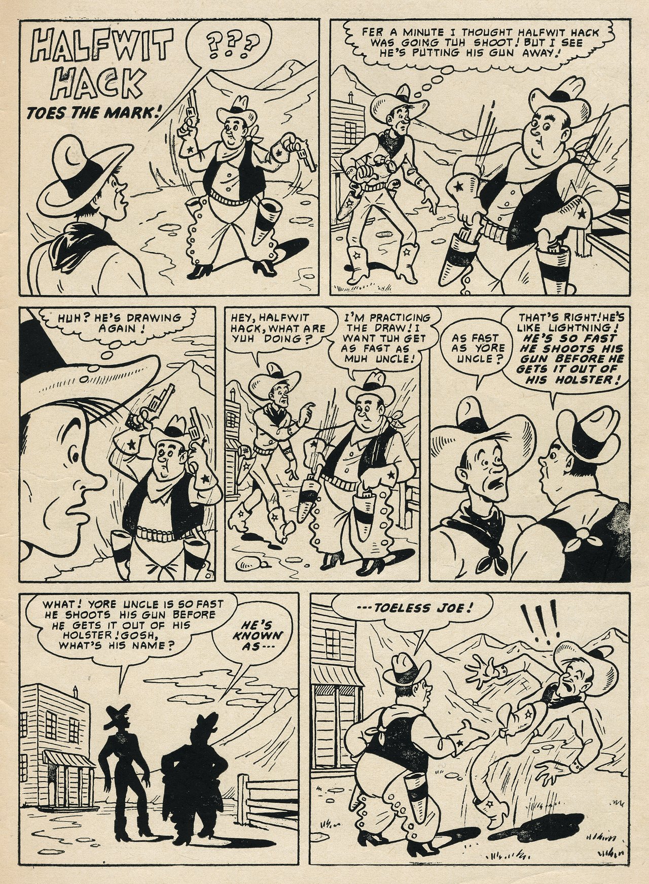 Read online Tex Ritter Western comic -  Issue #32 - 35