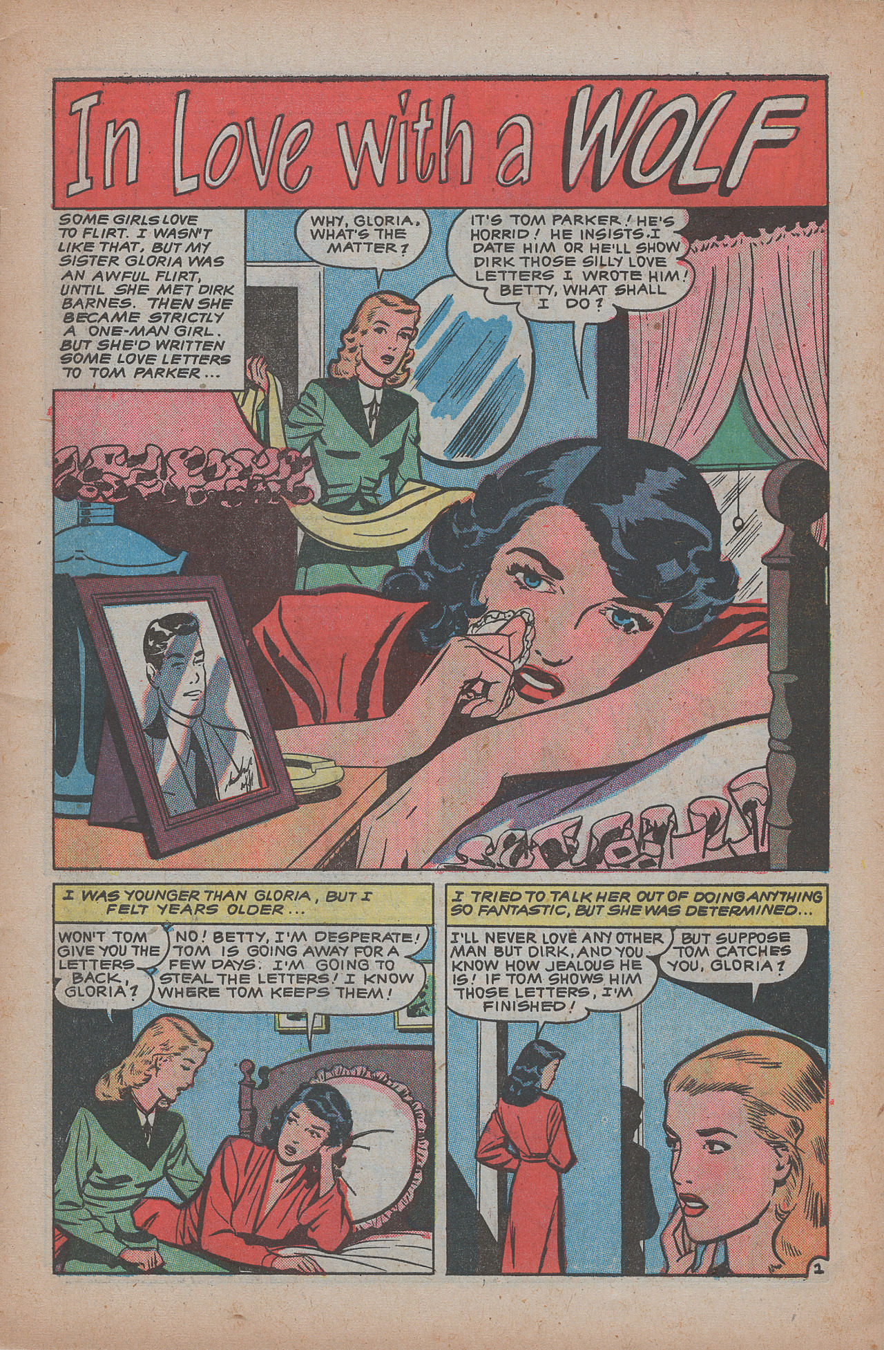 Read online Glamorous Romances comic -  Issue #55 - 3