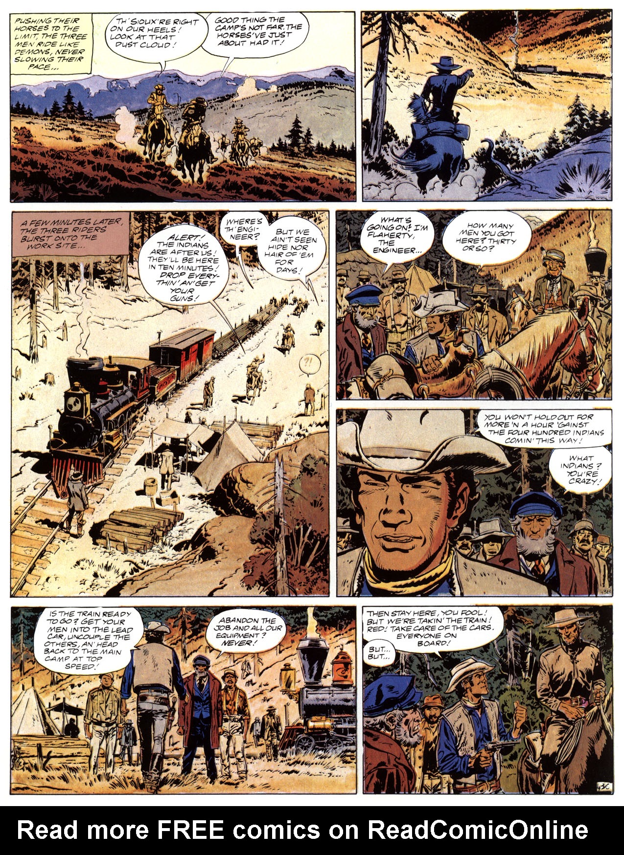 Read online Epic Graphic Novel: Lieutenant Blueberry comic -  Issue #1 - 47