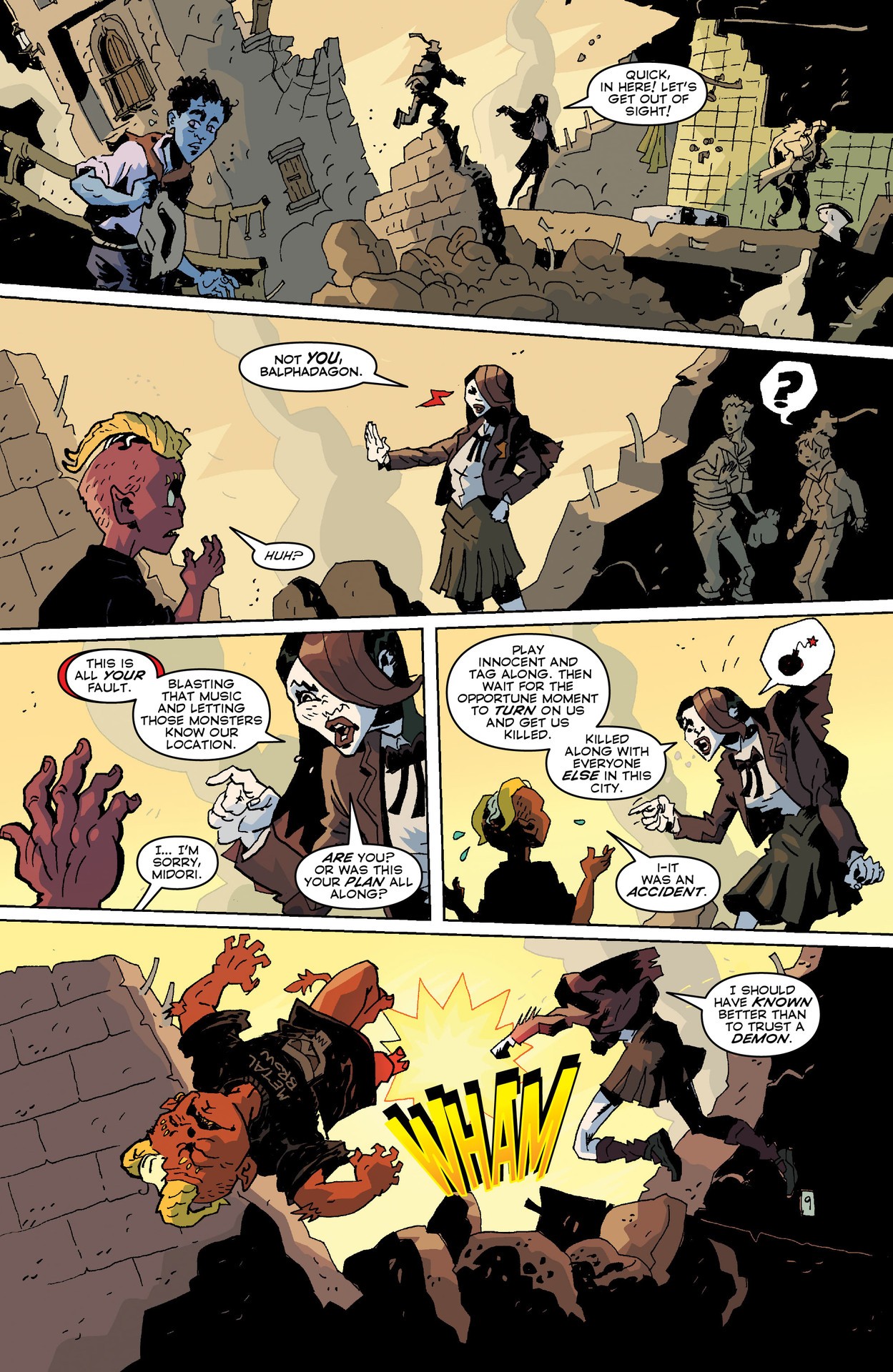 Read online In Hell We Fight! comic -  Issue #4 - 9