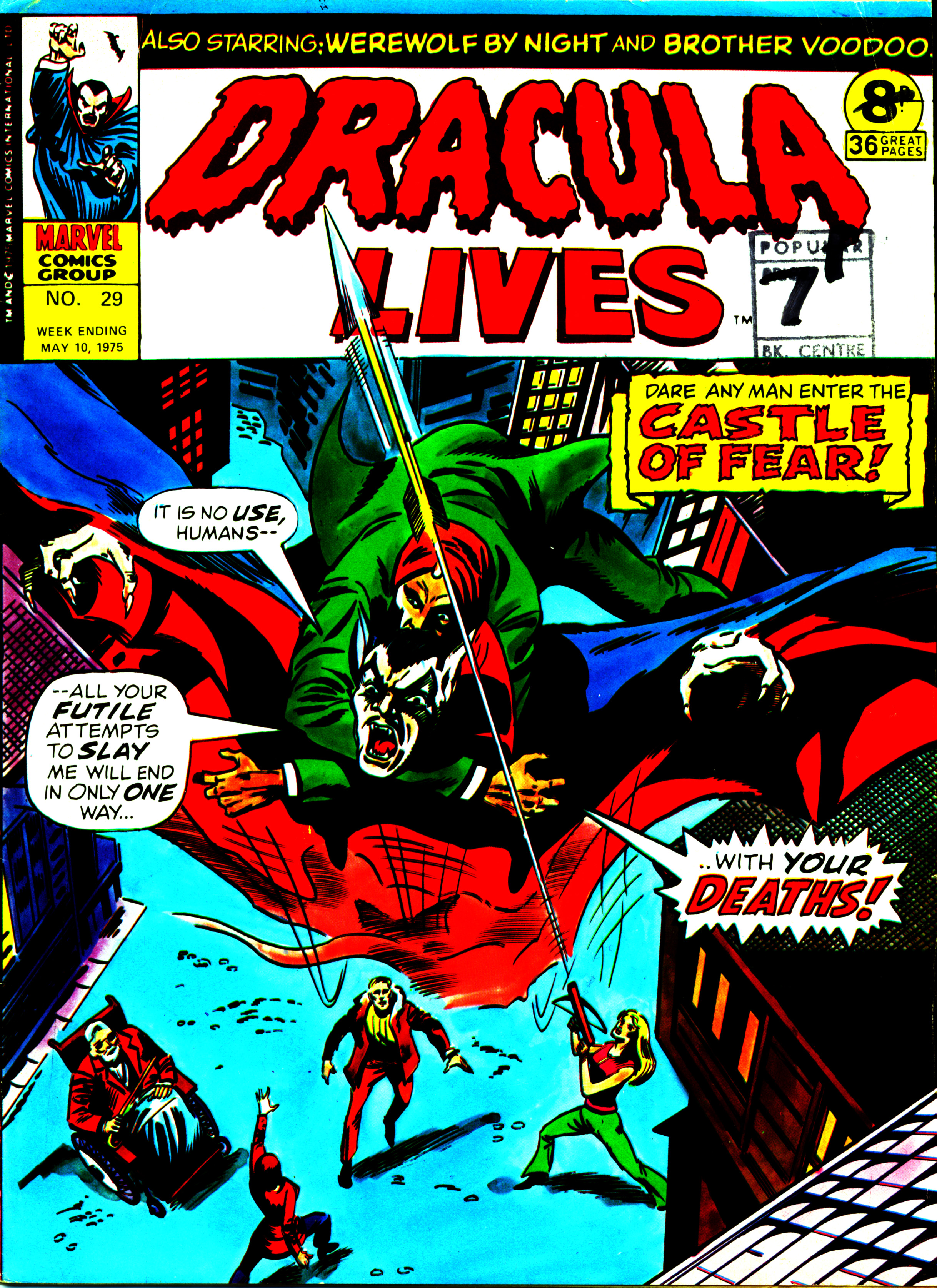 Read online Dracula Lives (1974) comic -  Issue #29 - 1