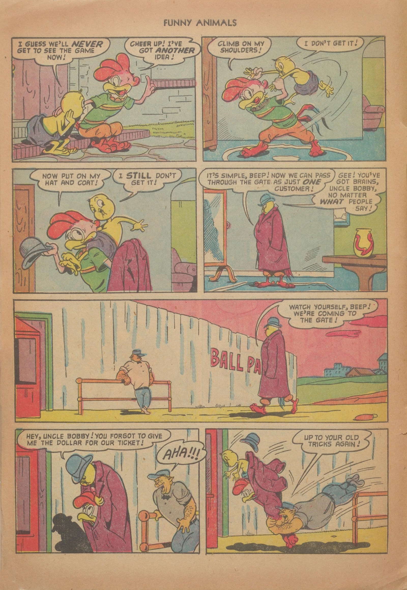 Read online Fawcett's Funny Animals comic -  Issue #78 - 6