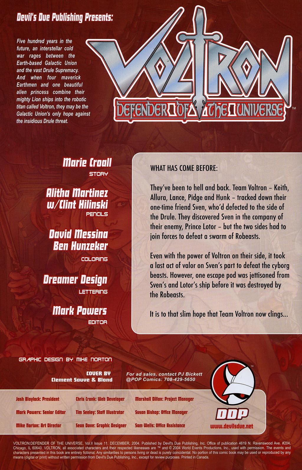 Read online Voltron: Defender of the Universe comic -  Issue #11 - 2