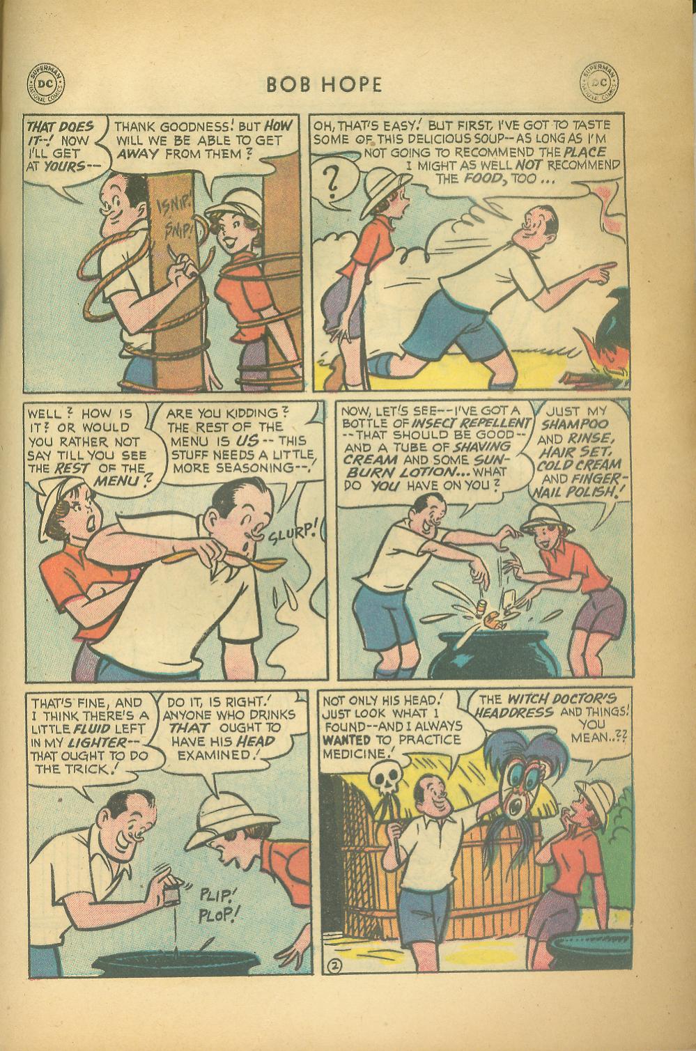 Read online The Adventures of Bob Hope comic -  Issue #38 - 29