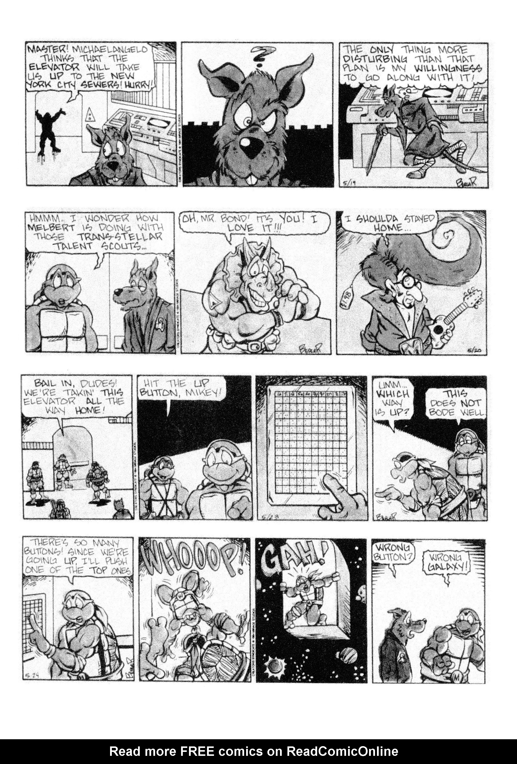 Read online Teenage Mutant Ninja Turtles: Complete Newspaper Daily Comic Strip Collection comic -  Issue # TPB 3 (Part 1) - 27