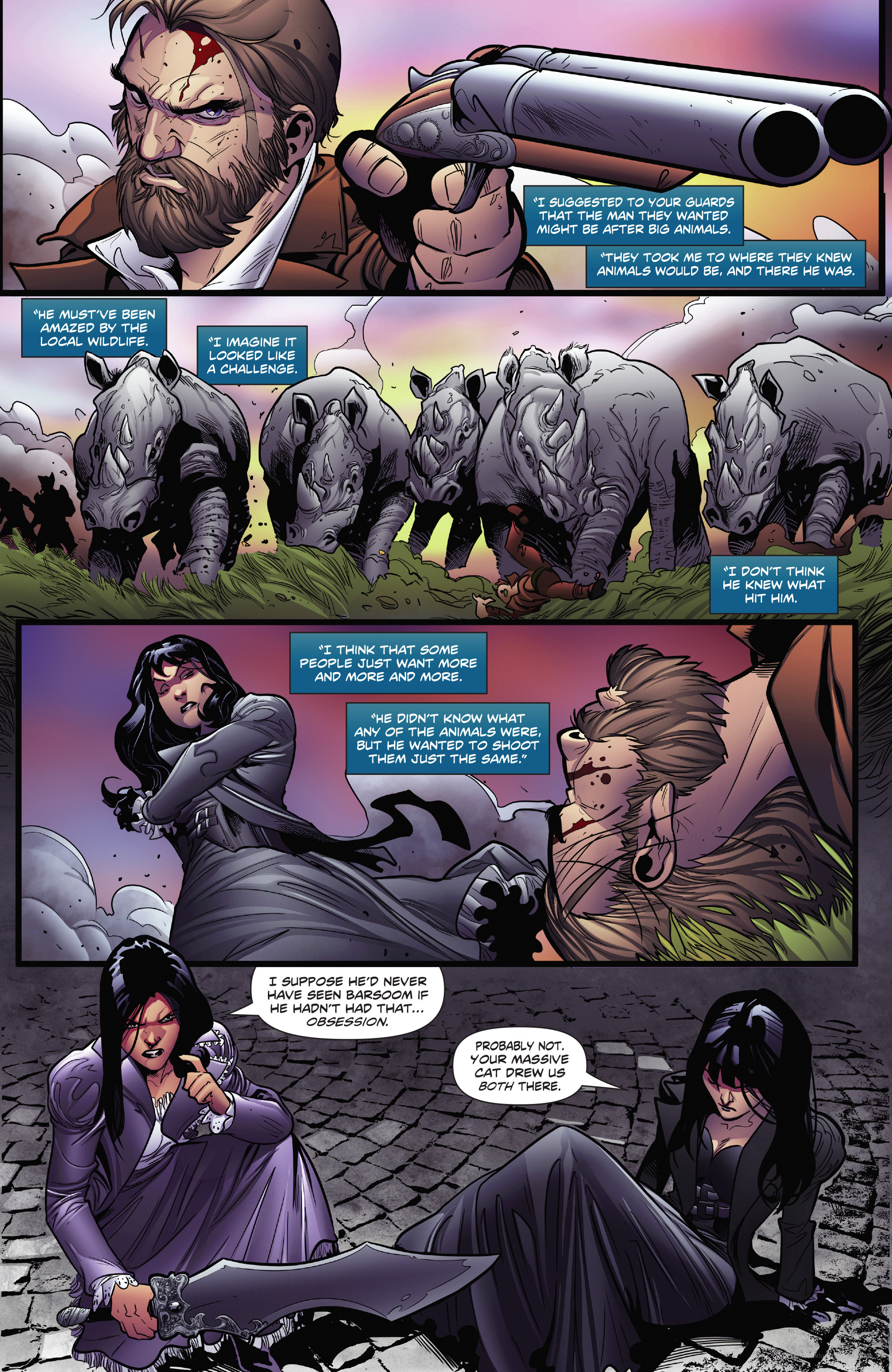 Read online Swords of Sorrow: Dejah Thoris & Irene Adler comic -  Issue #3 - 17