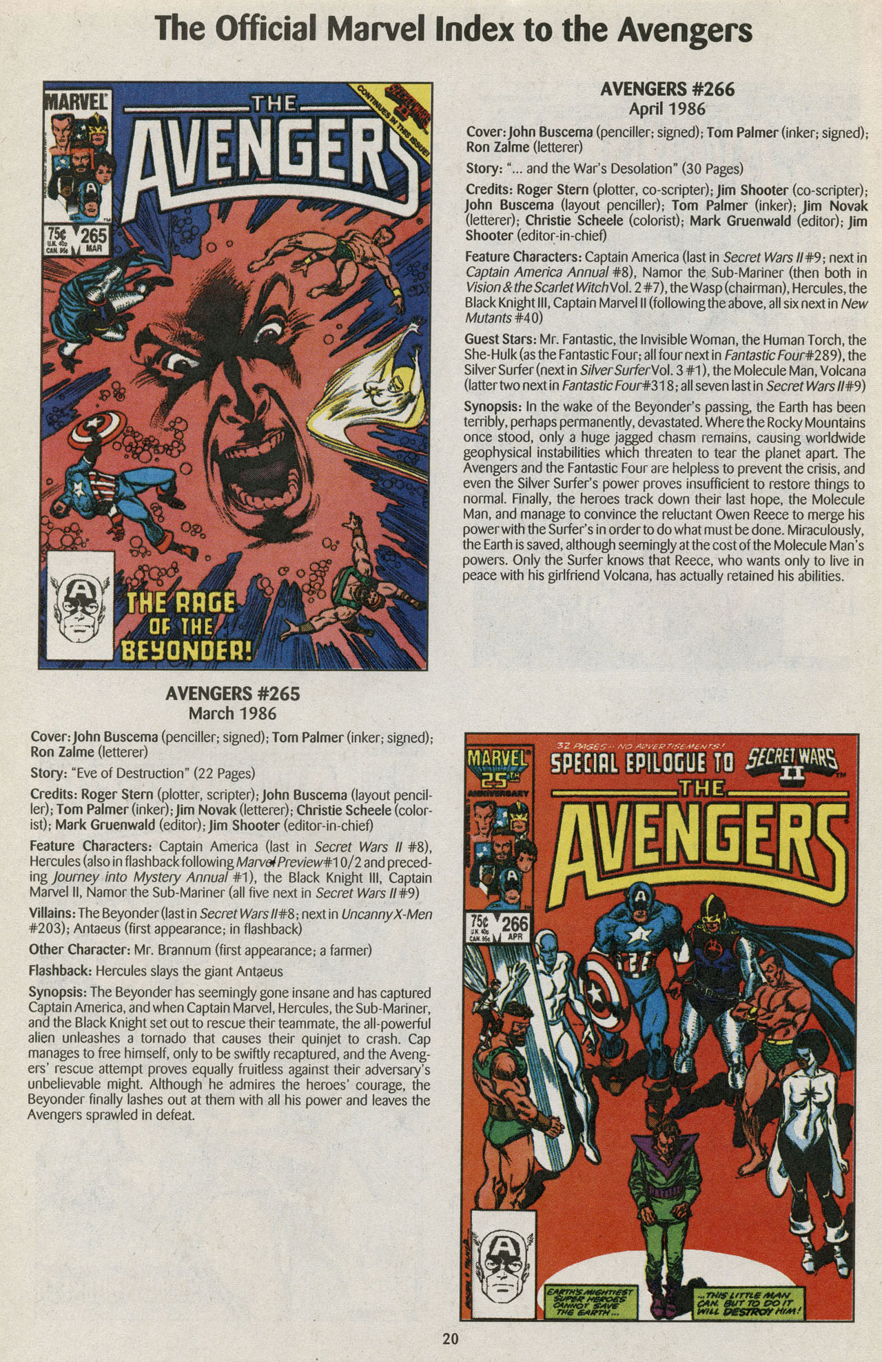 Read online The Official Marvel Index to the Avengers comic -  Issue #5 - 22