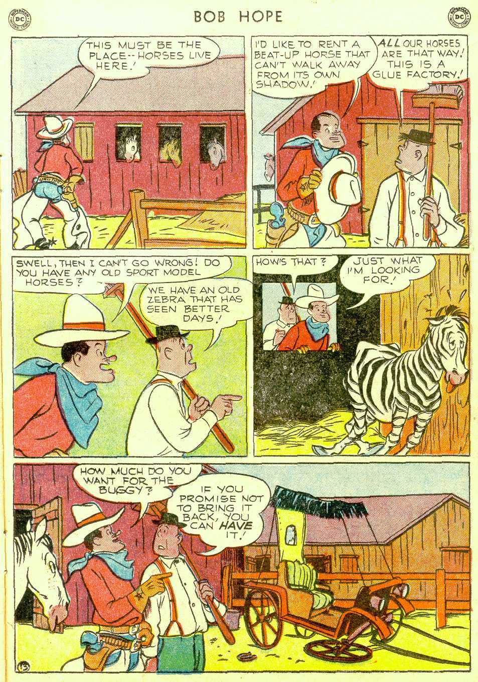 Read online The Adventures of Bob Hope comic -  Issue #6 - 17