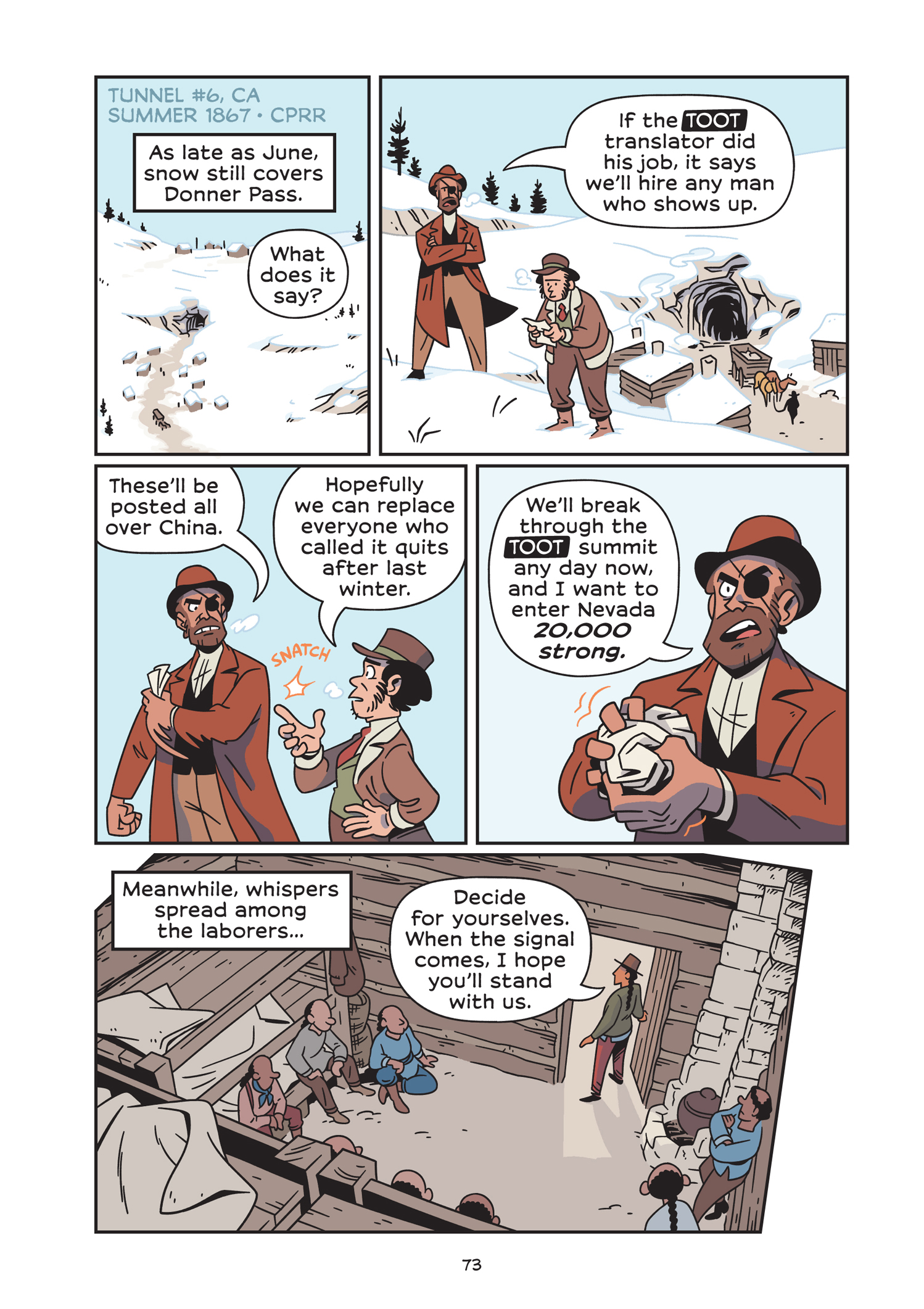 Read online History Comics comic -  Issue # The Transcontinental Railroad - 82