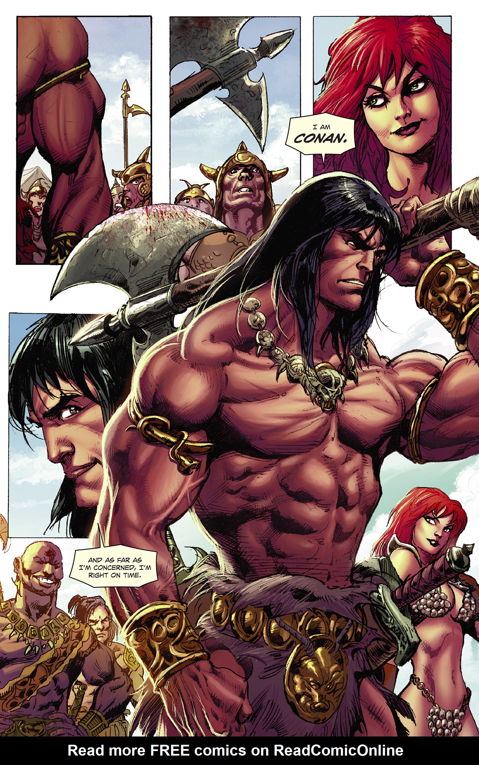 Read online Red Sonja/Conan comic -  Issue #1 - 11