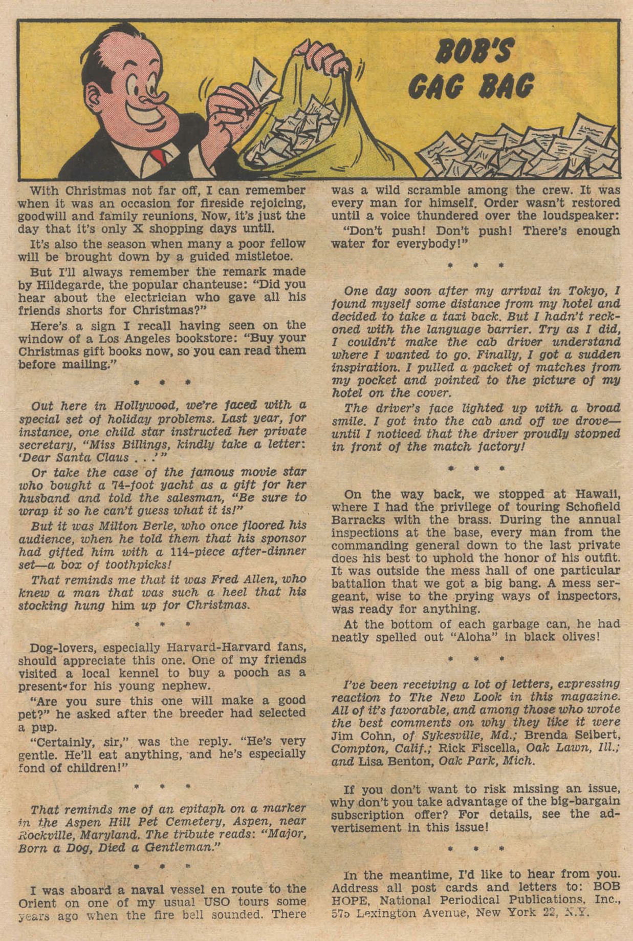 Read online The Adventures of Bob Hope comic -  Issue #90 - 10