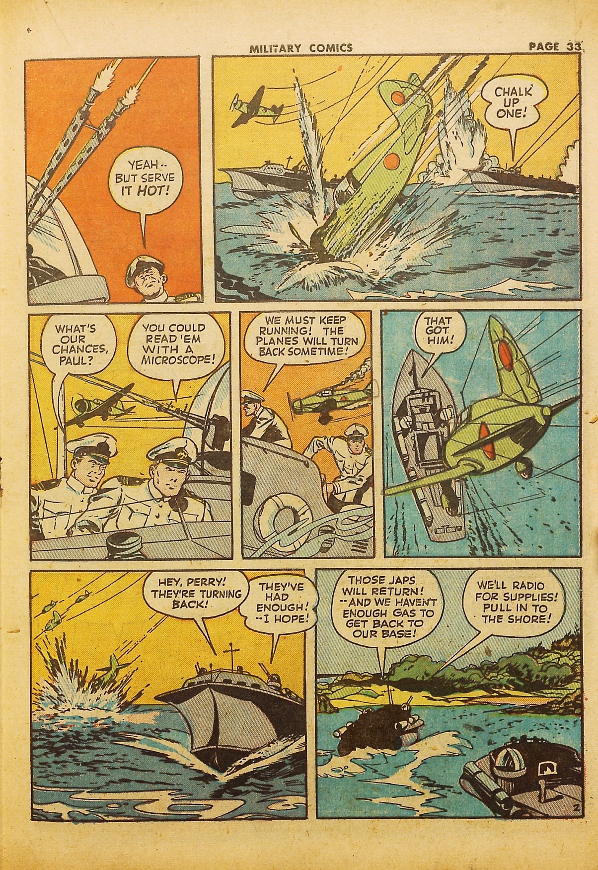 Read online Military Comics comic -  Issue #21 - 35
