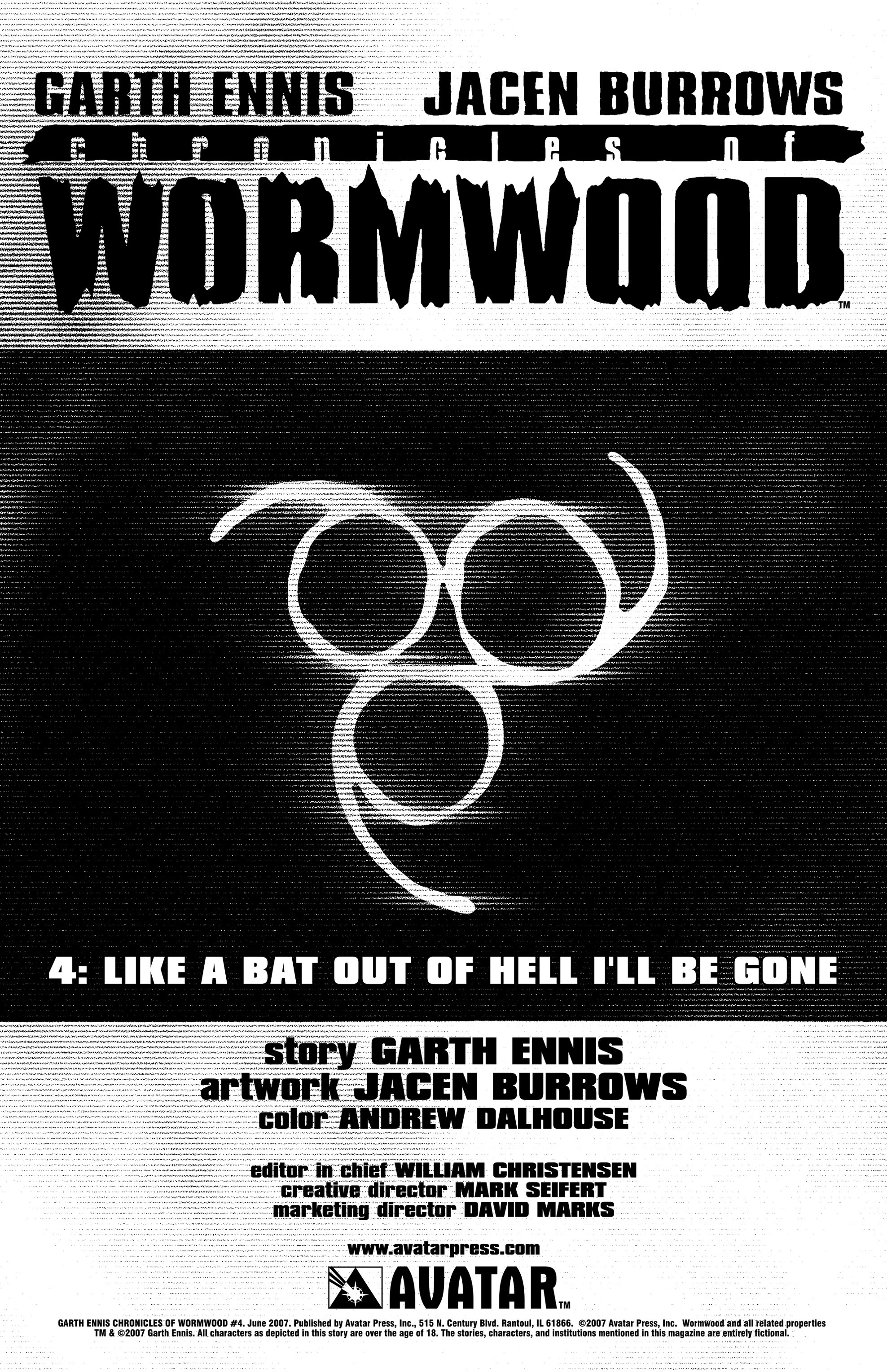 Read online Chronicles of Wormwood comic -  Issue #4 - 2