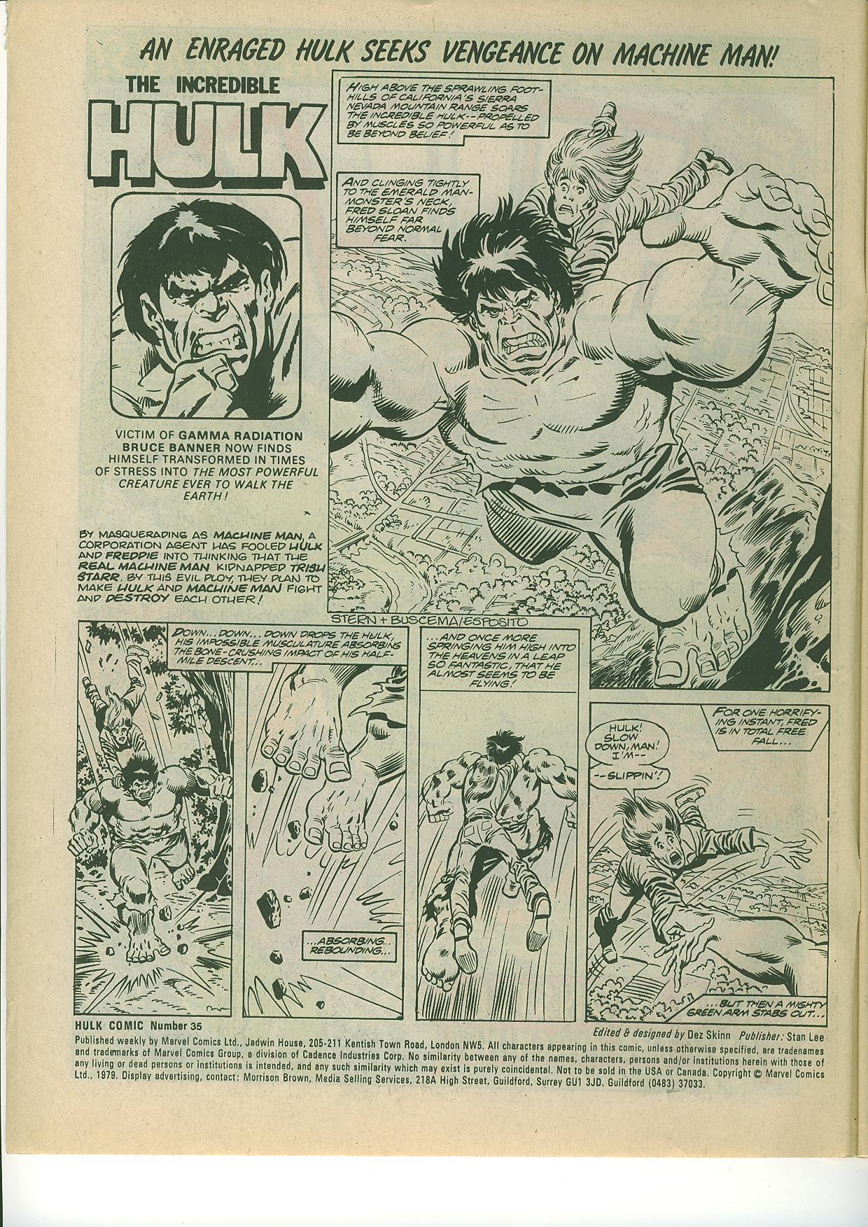 Read online Hulk Comic comic -  Issue #35 - 2