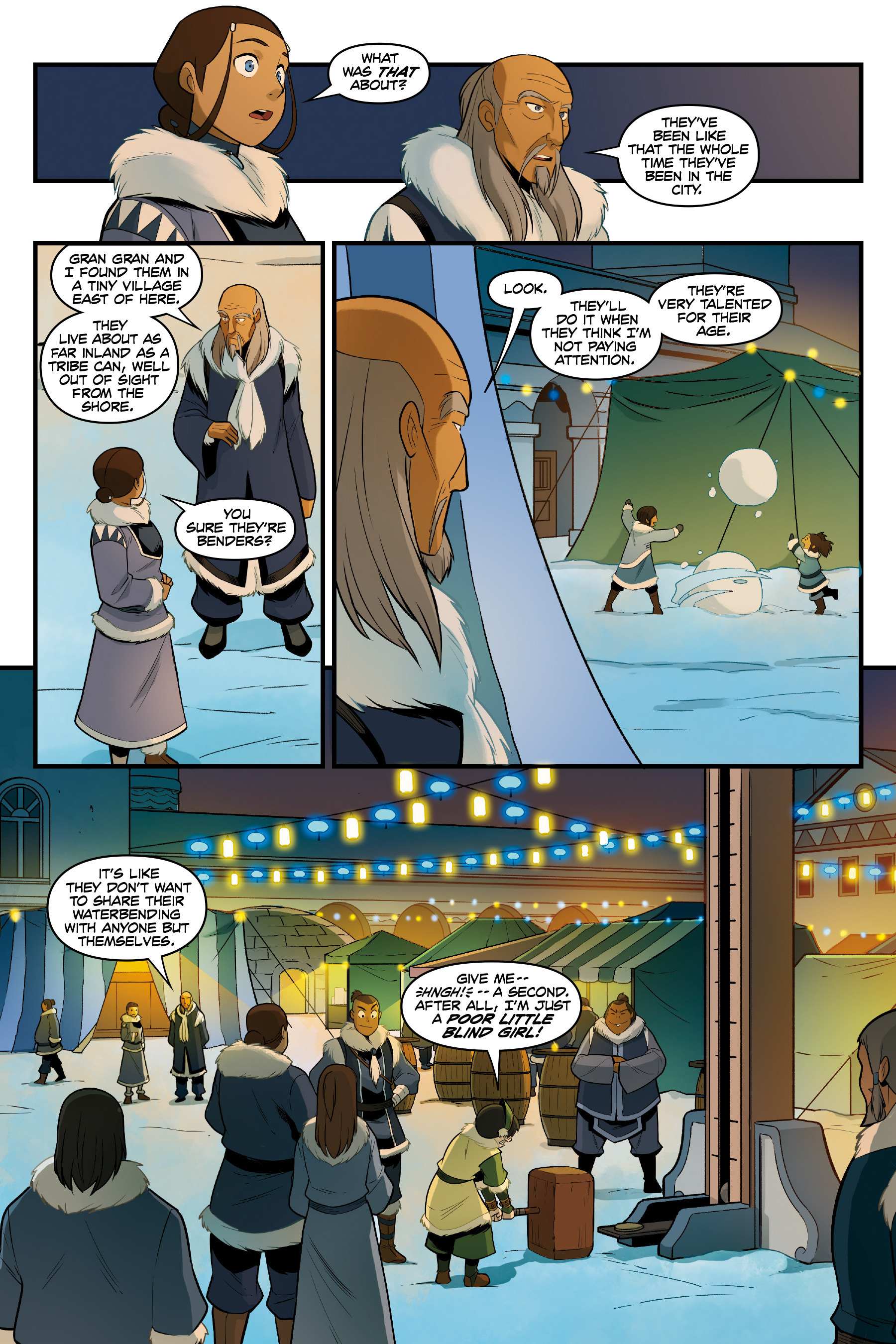 Read online Nickelodeon Avatar: The Last Airbender - North and South comic -  Issue #2 - 21