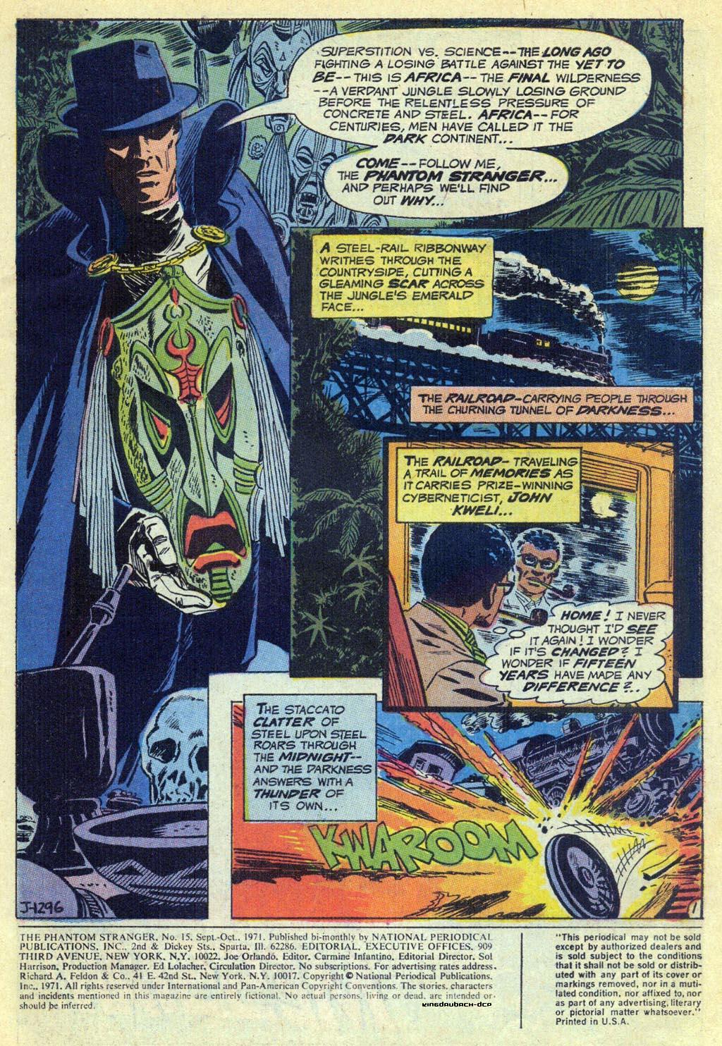 Read online The Phantom Stranger (1969) comic -  Issue #15 - 3