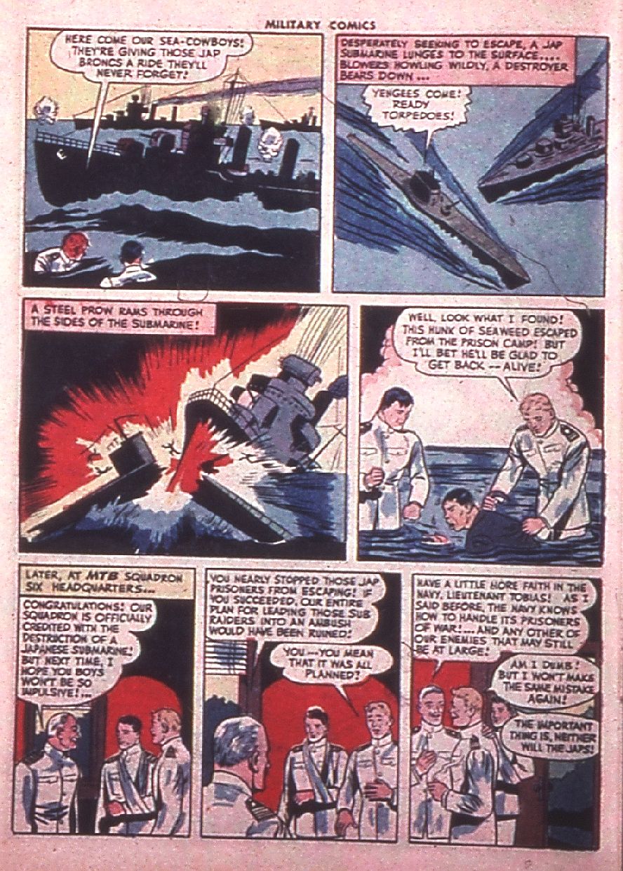 Read online Military Comics comic -  Issue #38 - 50
