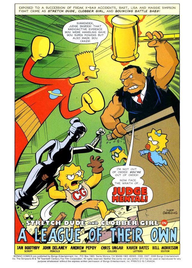 Read online Bongo Comics Free-For-All! comic -  Issue #2008 - 2
