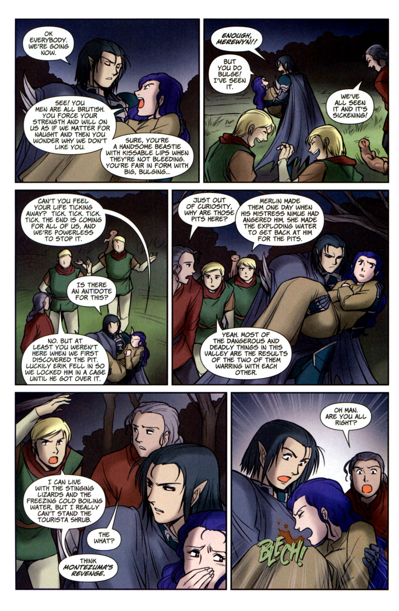 Read online Lords of Avalon: Knight of Darkness comic -  Issue #4 - 6