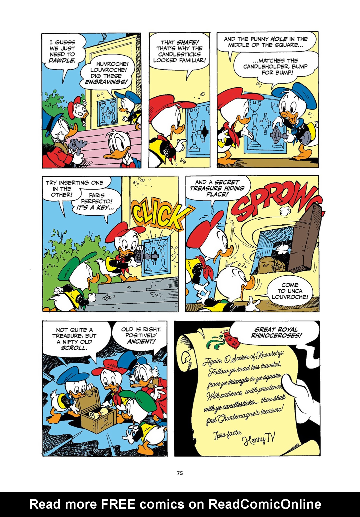 Read online Uncle Scrooge and Donald Duck in Les Misérables and War and Peace comic -  Issue # TPB (Part 1) - 76