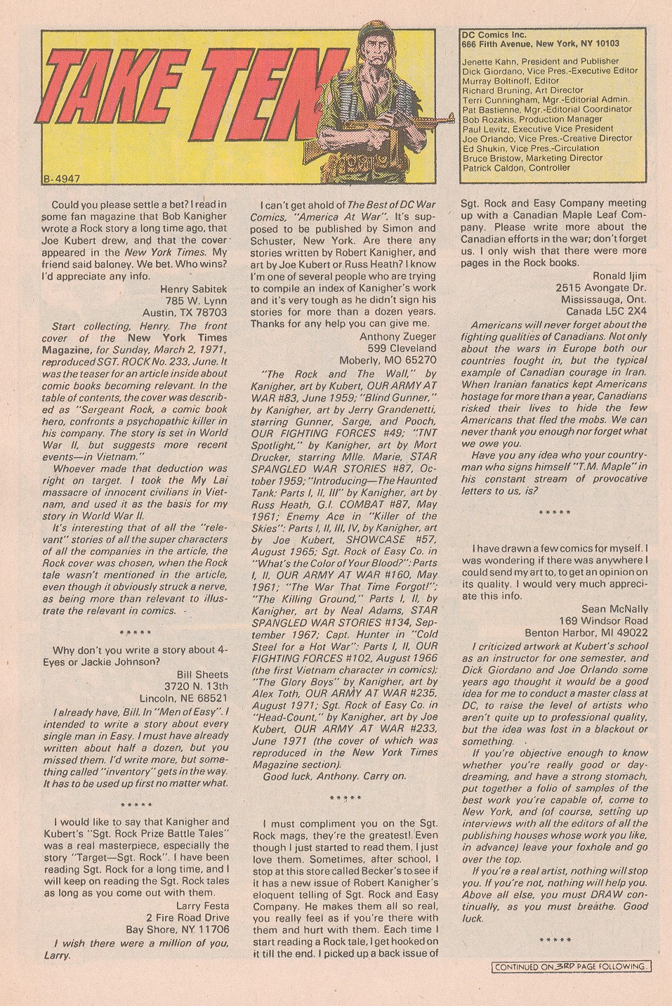 Read online Sgt. Rock comic -  Issue #414 - 17