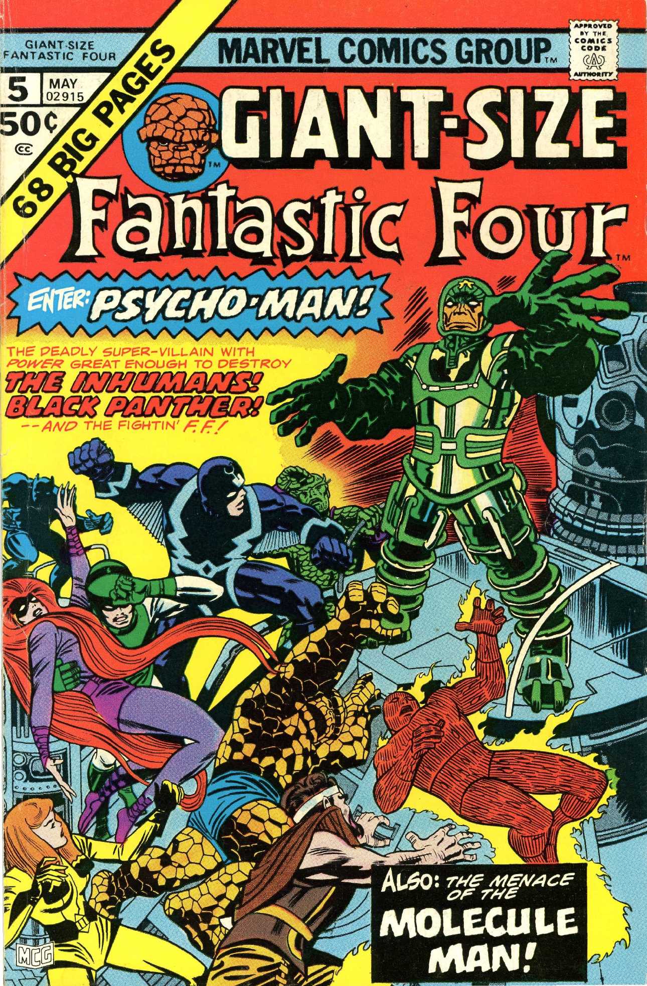Read online Giant-Size Fantastic Four comic -  Issue #5 - 1