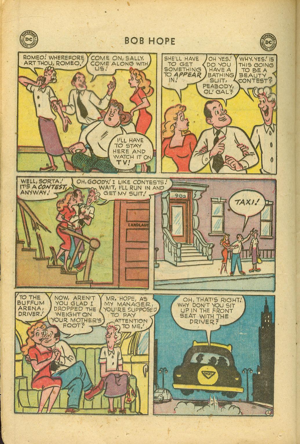 Read online The Adventures of Bob Hope comic -  Issue #21 - 26