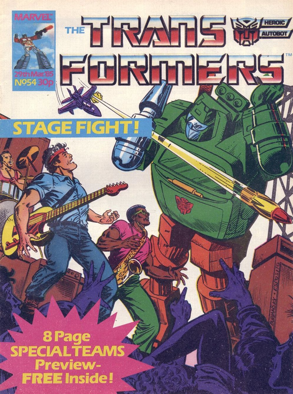 Read online The Transformers (UK) comic -  Issue #54 - 1