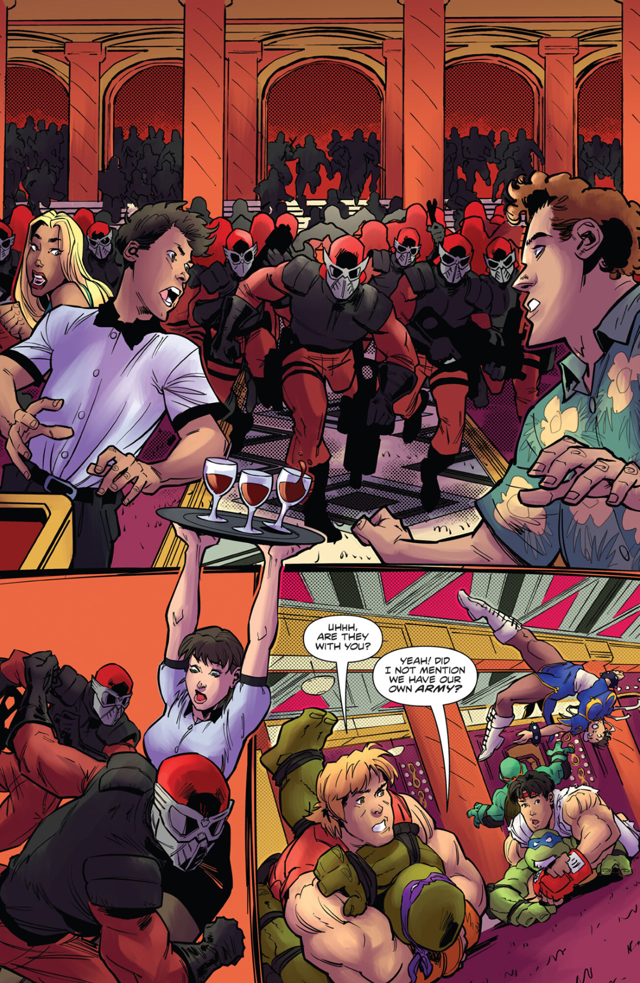 Read online Teenage Mutant Ninja Turtles vs. Street Fighter comic -  Issue #2 - 16