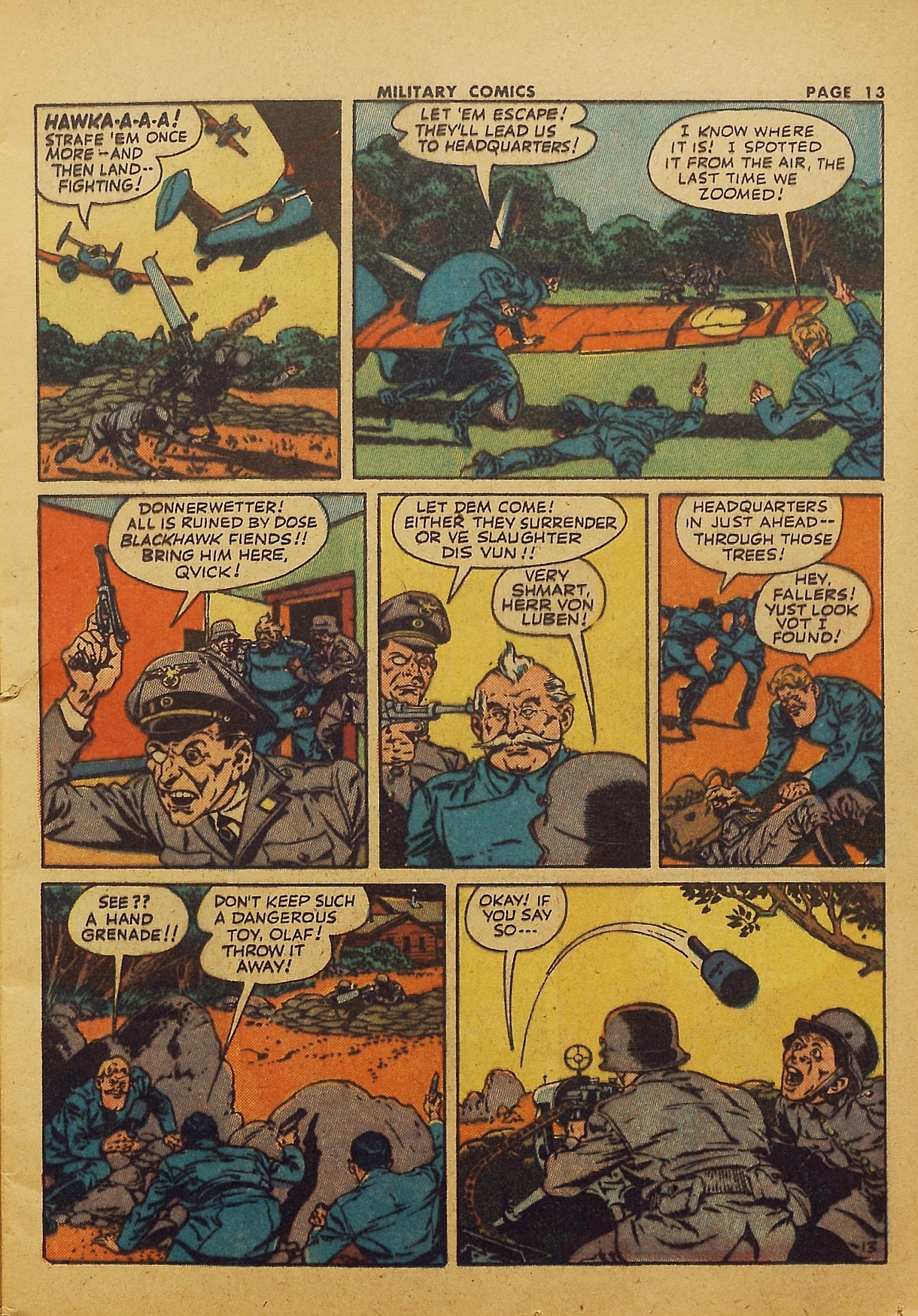 Read online Military Comics comic -  Issue #22 - 15