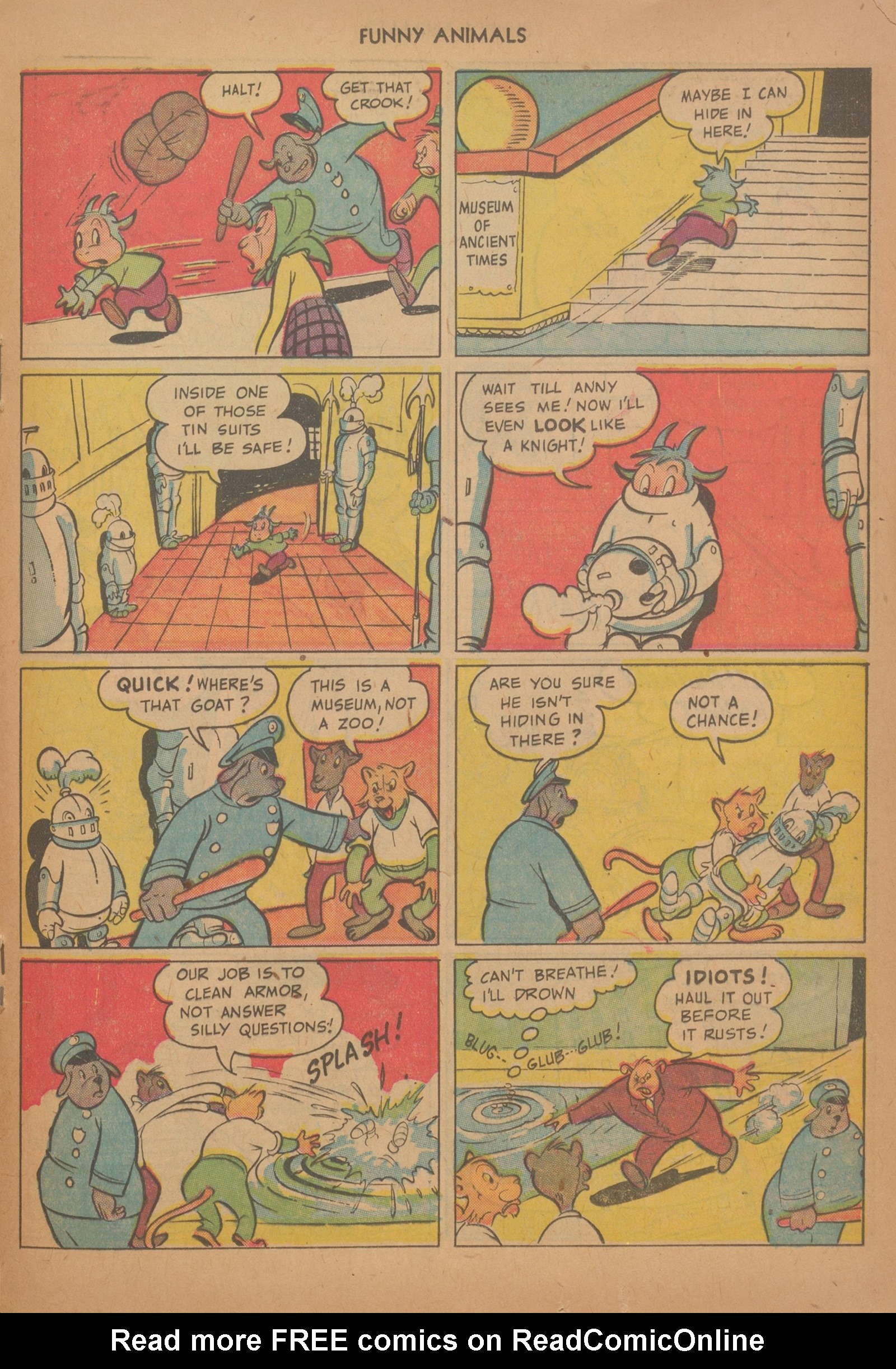Read online Fawcett's Funny Animals comic -  Issue #74 - 21