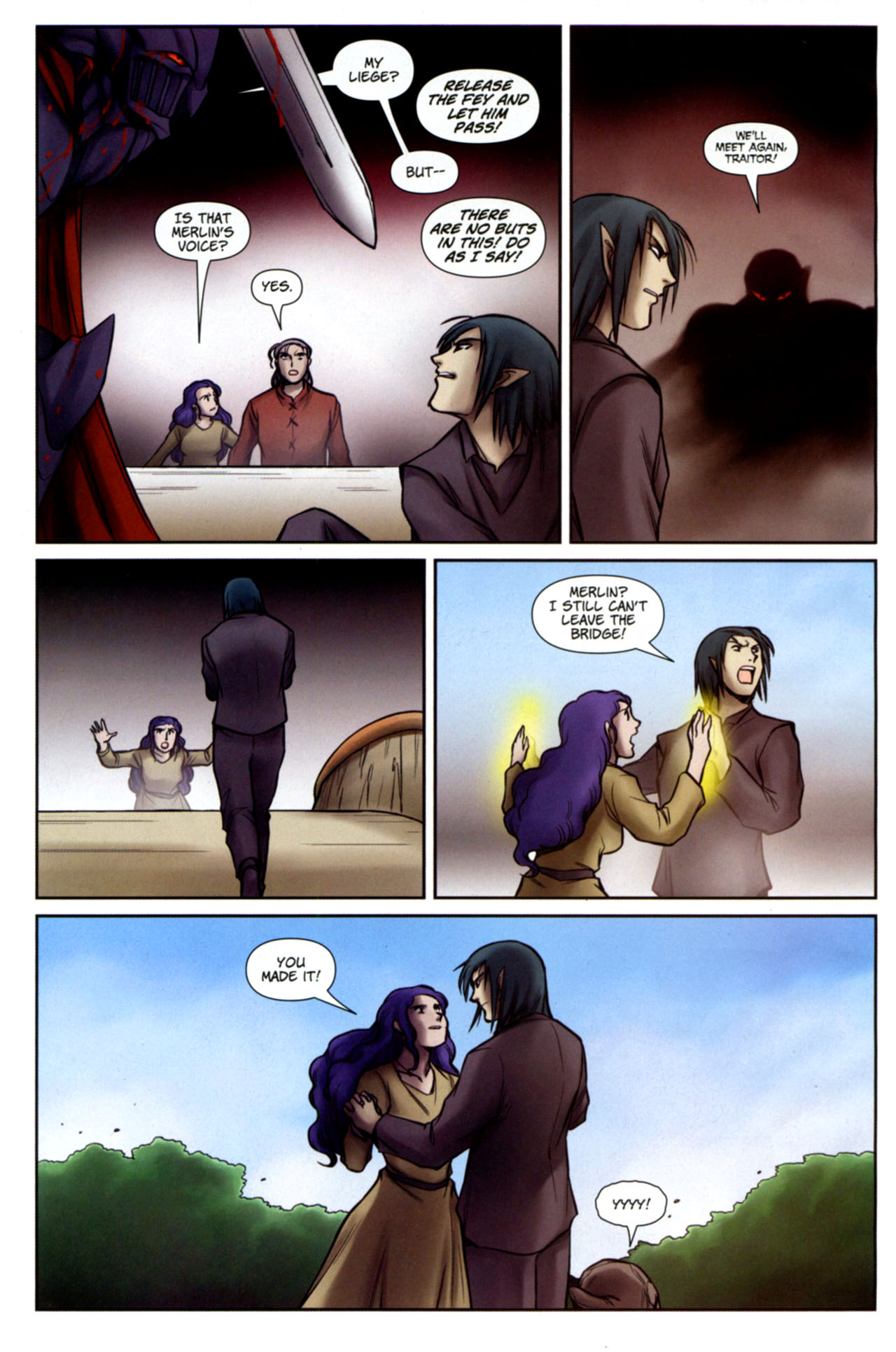 Read online Lords of Avalon: Knight of Darkness comic -  Issue #5 - 8
