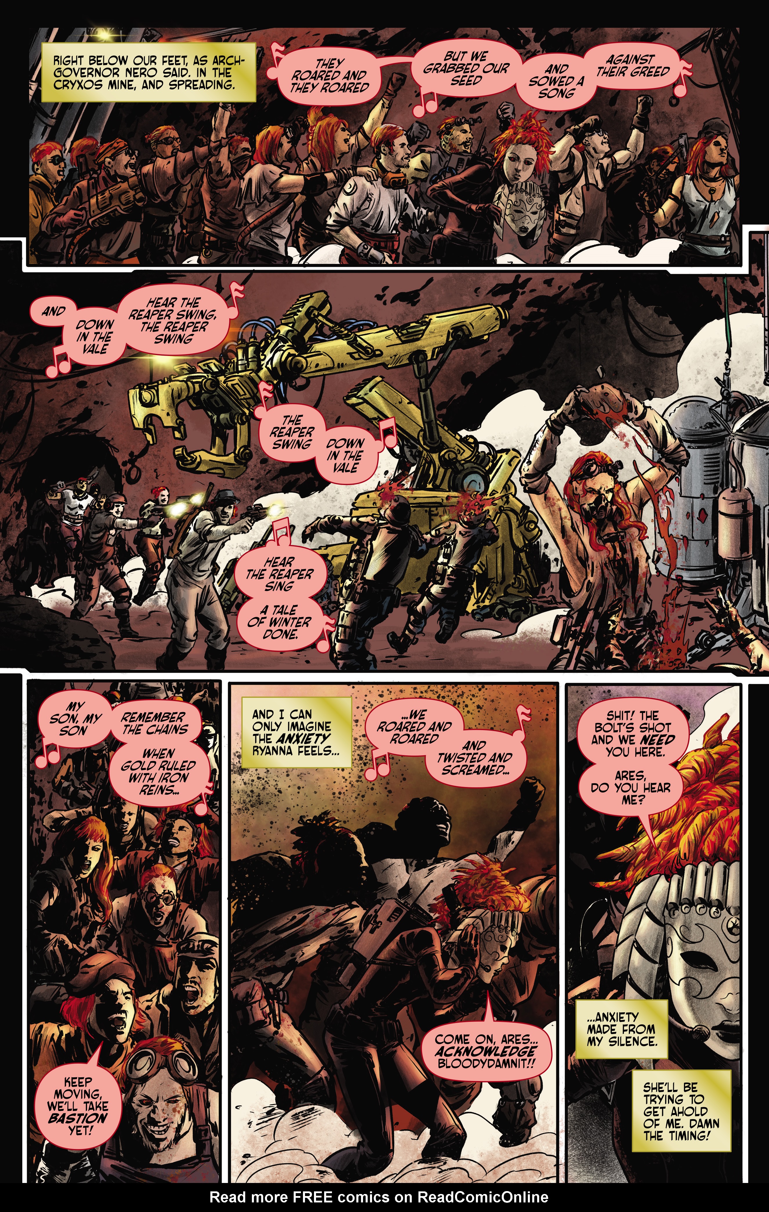 Read online Pierce Brown's Red Rising: Sons of Ares: Forbidden Song comic -  Issue # TPB - 92