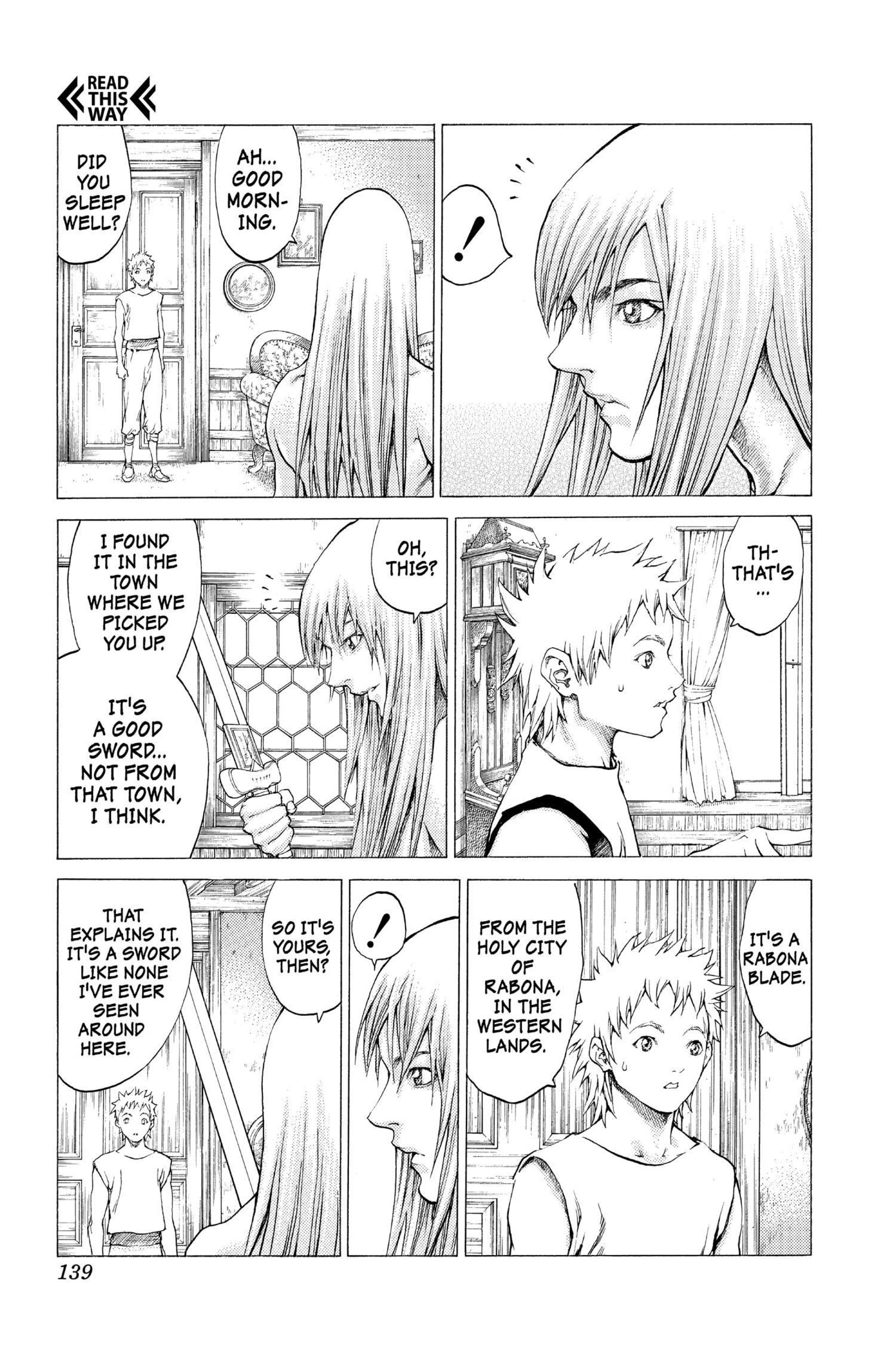 Read online Claymore comic -  Issue #10 - 128