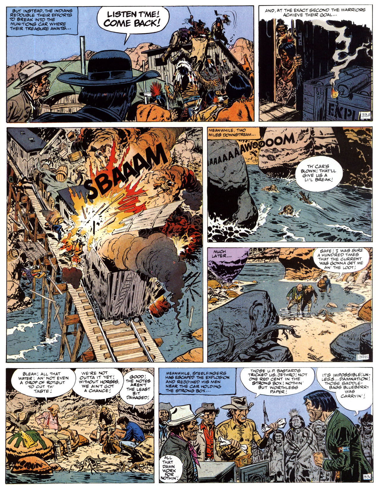 Read online Epic Graphic Novel: Lieutenant Blueberry comic -  Issue #2 - 43