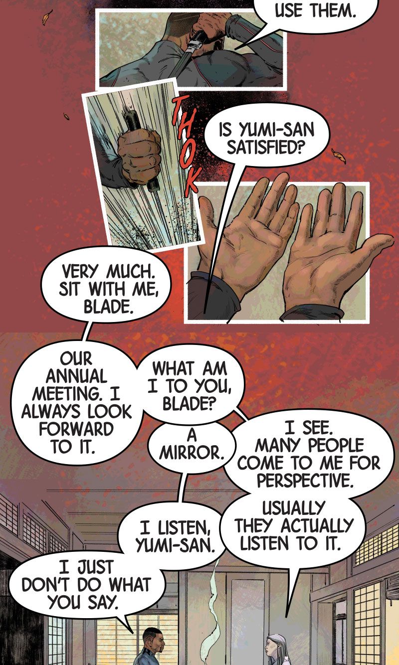 Read online Blade: First Bite Infinity Comic comic -  Issue #1 - 4