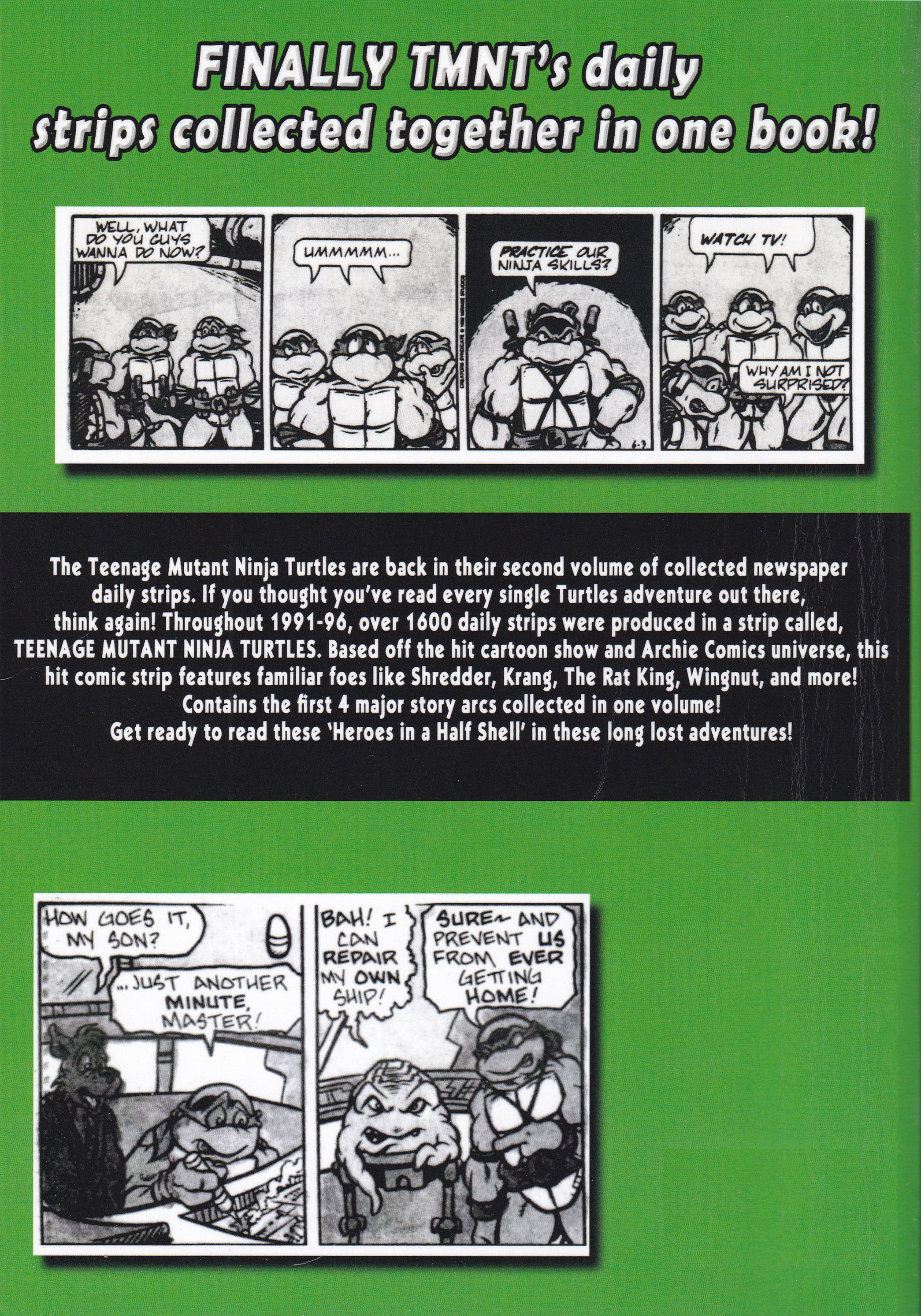 Read online Teenage Mutant Ninja Turtles: Complete Newspaper Daily Comic Strip Collection comic -  Issue # TPB 2 (Part 2) - 122
