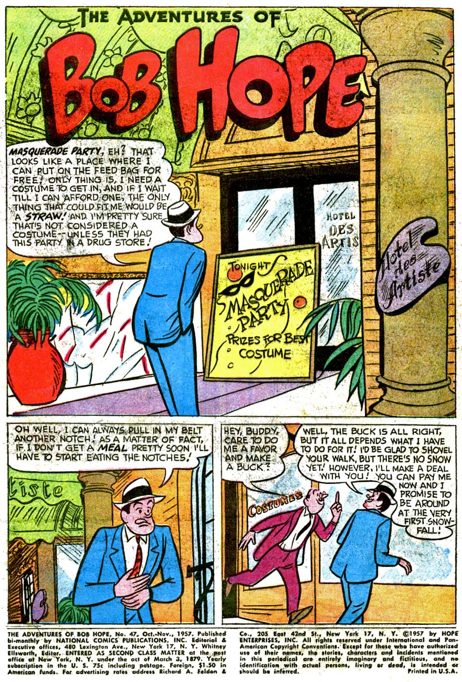 Read online The Adventures of Bob Hope comic -  Issue #47 - 3