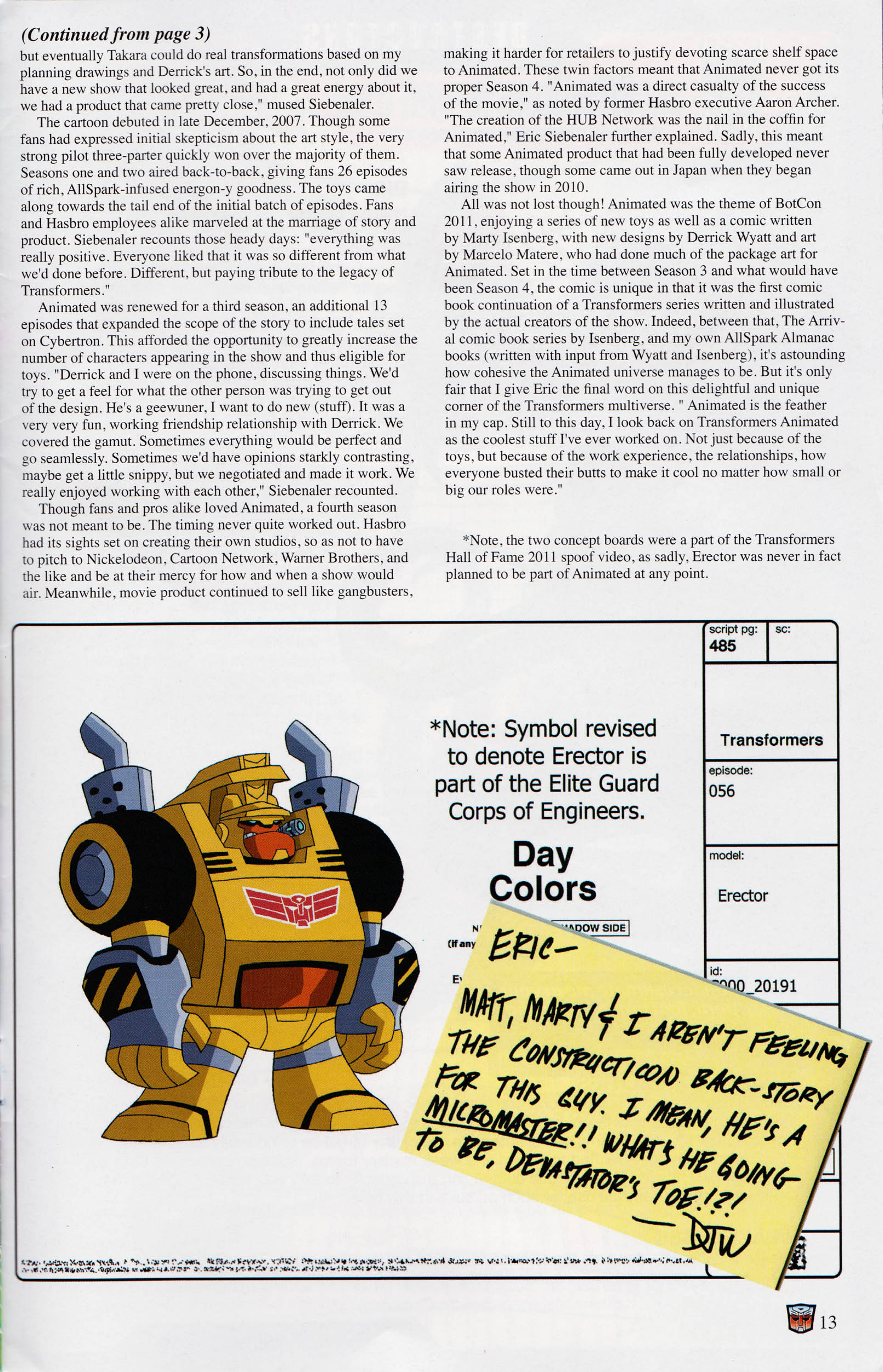 Read online Transformers: Collectors' Club comic -  Issue #59 - 13