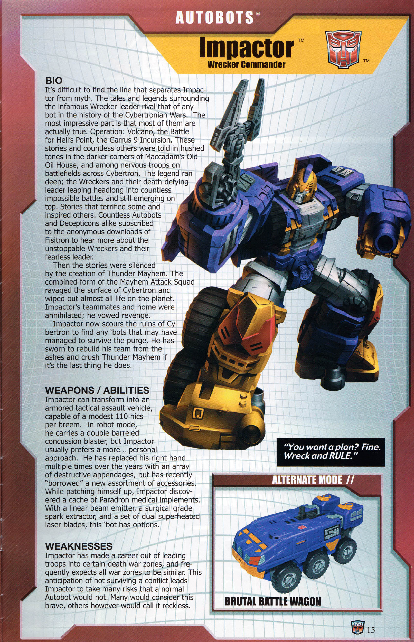 Read online Transformers: Collectors' Club comic -  Issue #68 - 15