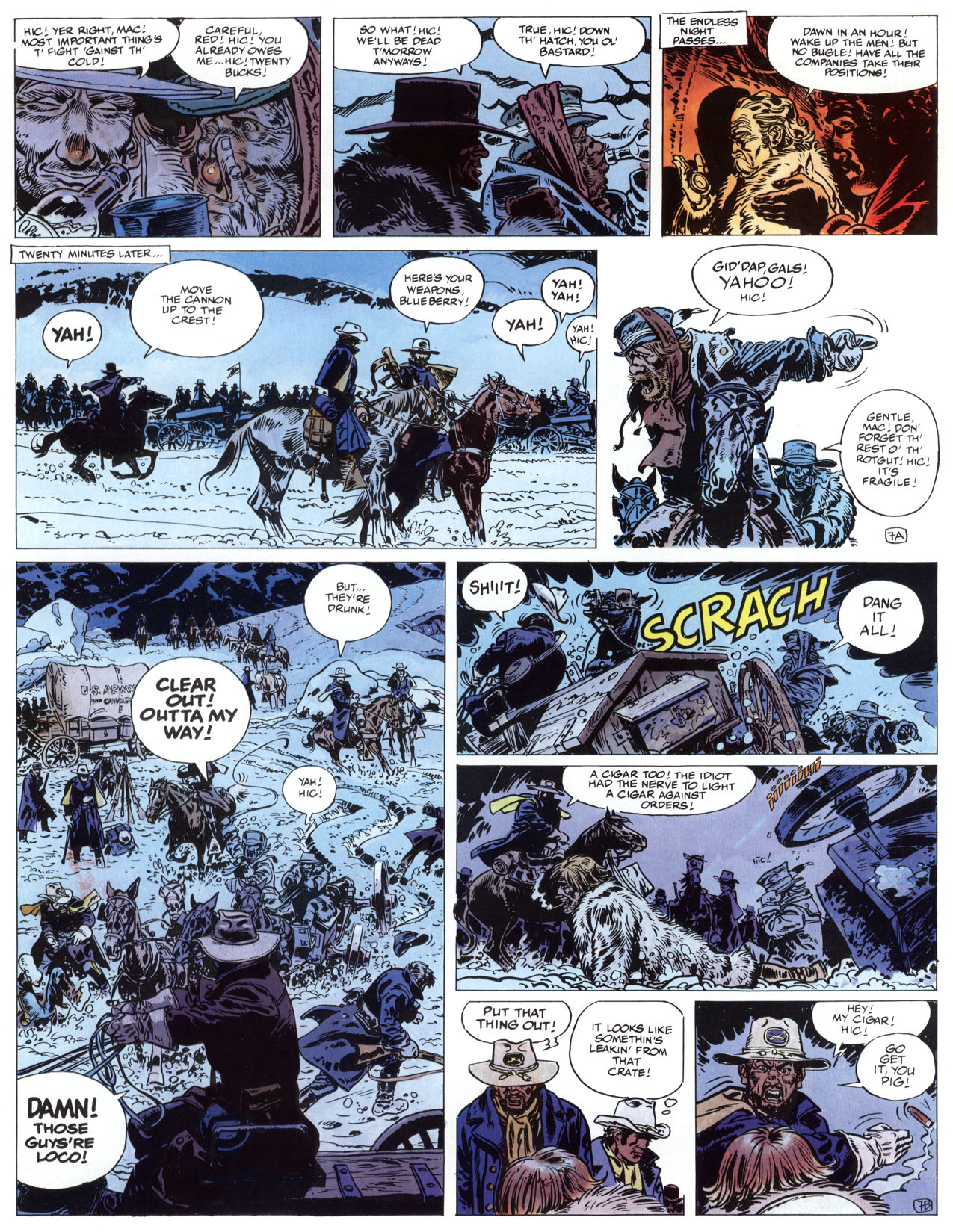 Read online Epic Graphic Novel: Lieutenant Blueberry comic -  Issue #3 - 57
