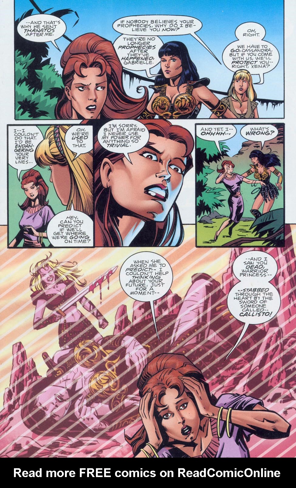 Read online Xena: Warrior Princess vs Callisto comic -  Issue #1 - 9