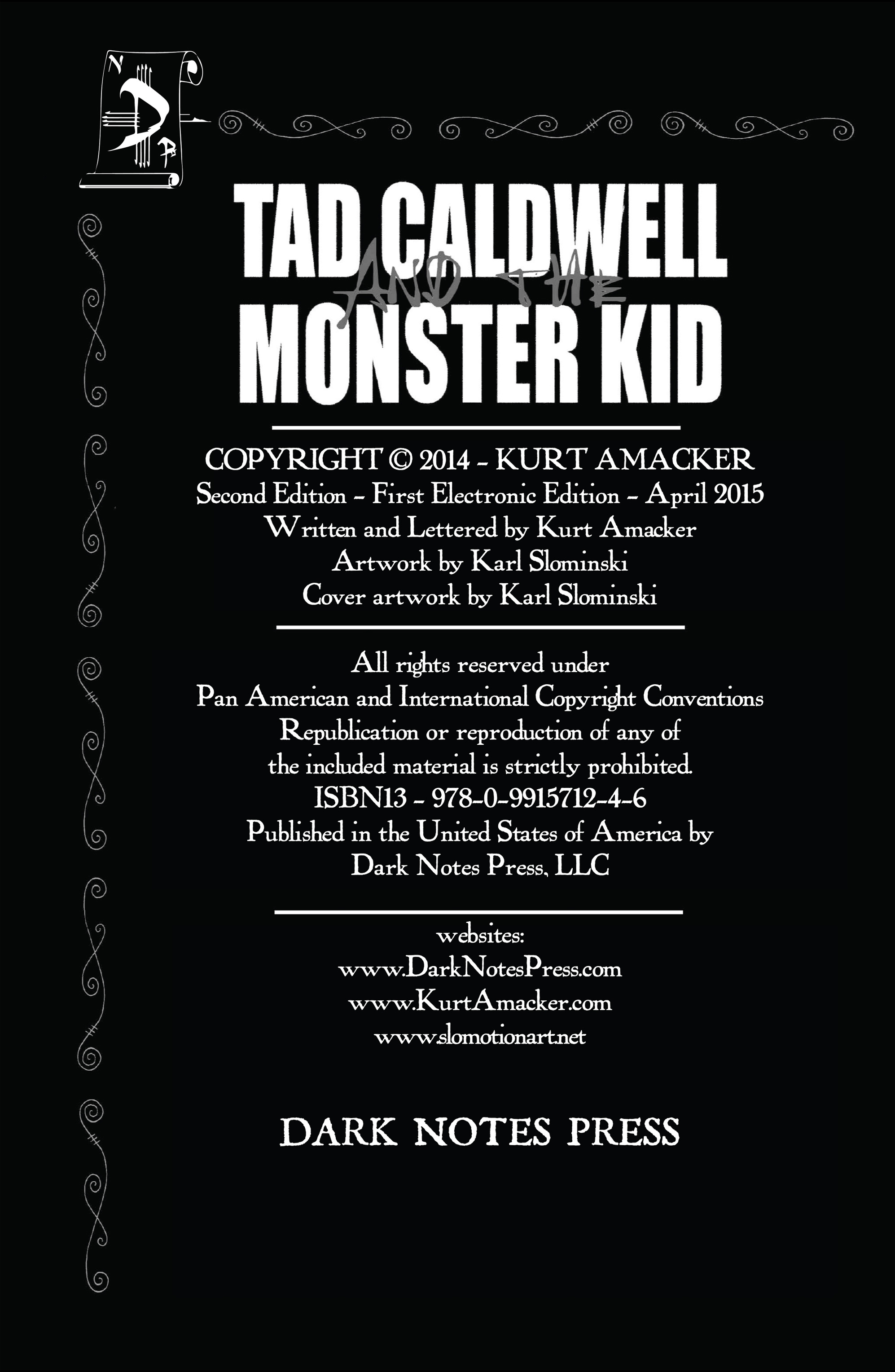 Read online Tad Caldwell and the Monster Kid comic -  Issue # TPB - 2