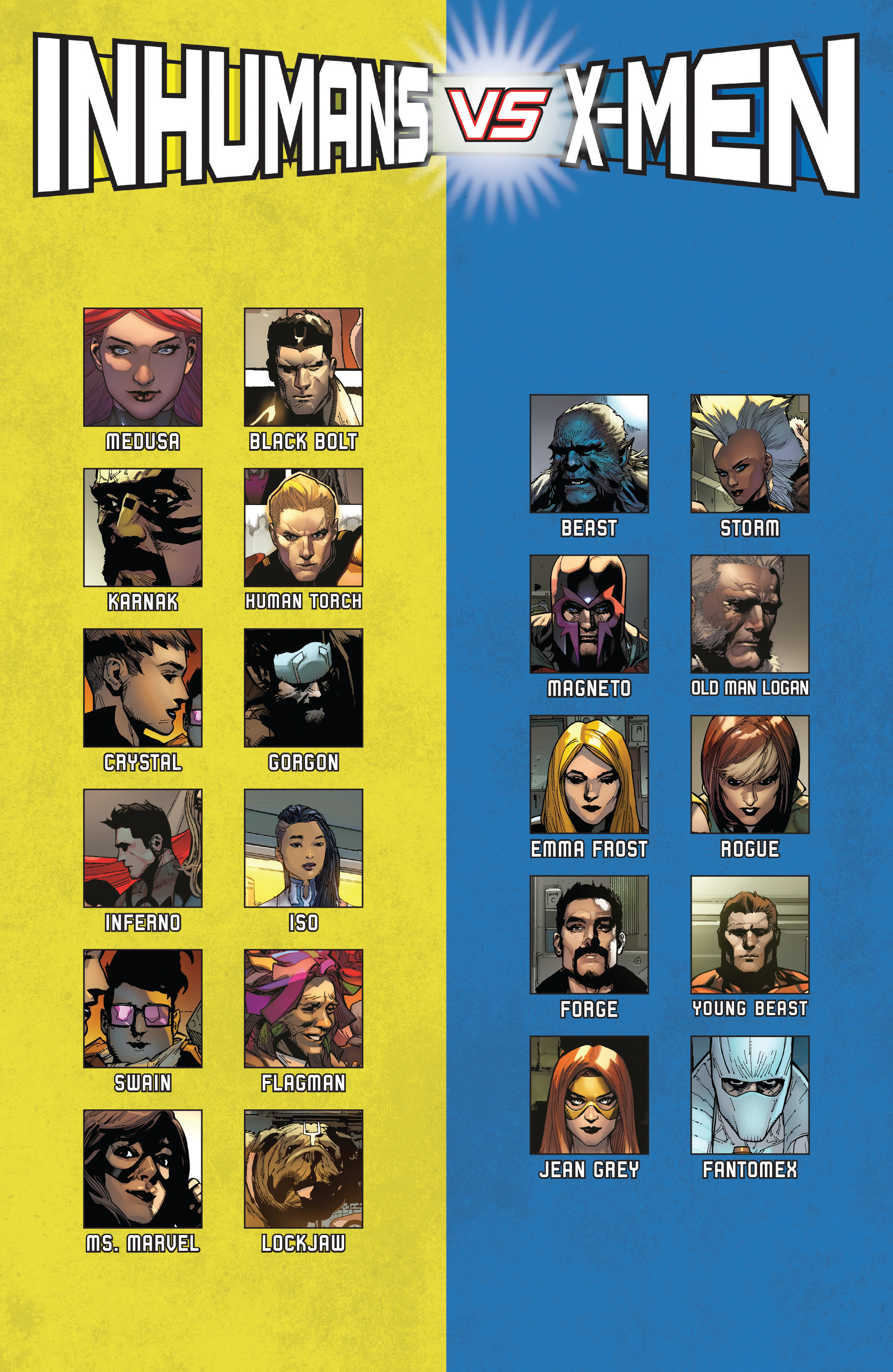 Read online Inhumans Vs. X-Men comic -  Issue #1 - 7
