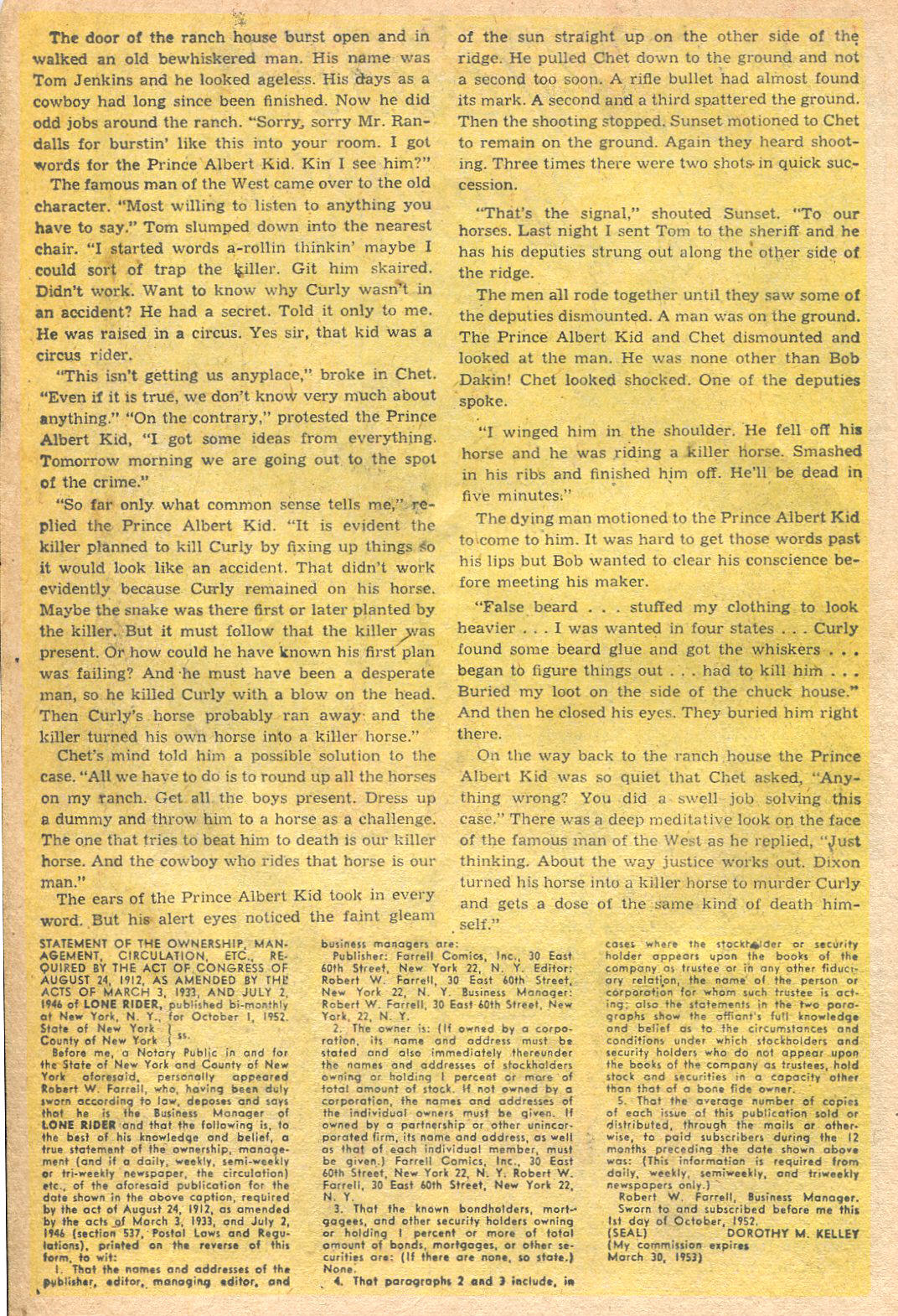 Read online The Lone Rider comic -  Issue #12 - 18