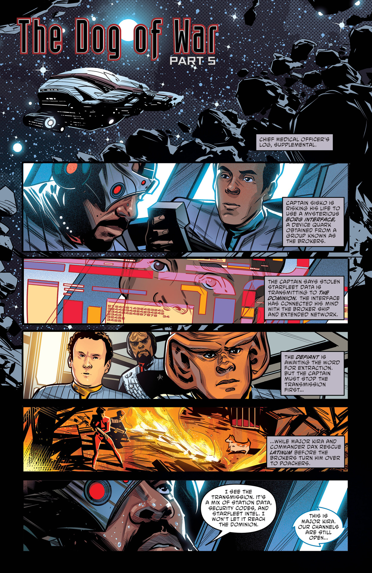 Read online Star Trek: Deep Space Nine - The Dog of War comic -  Issue #5 - 3